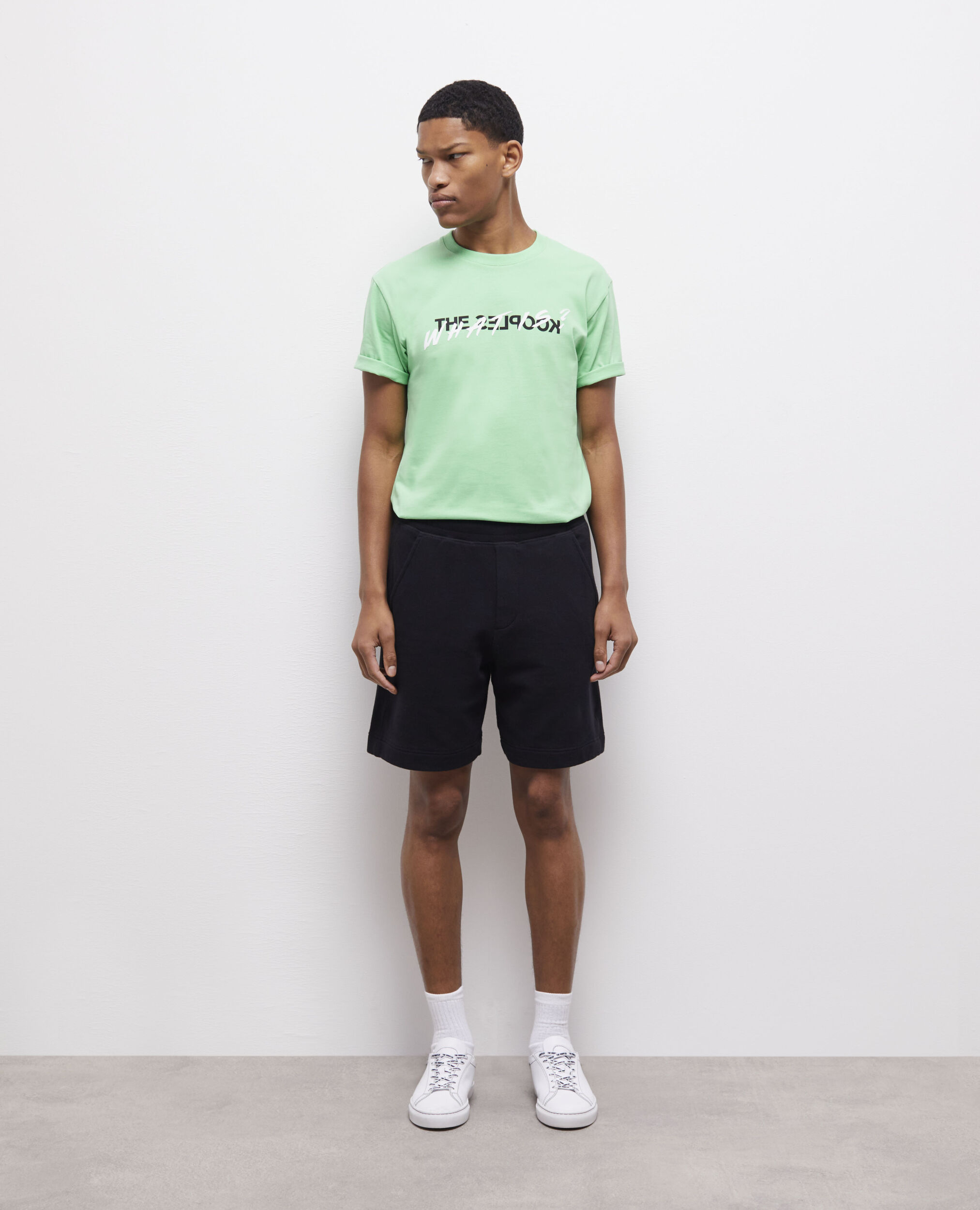 Black fleece shorts BLACK