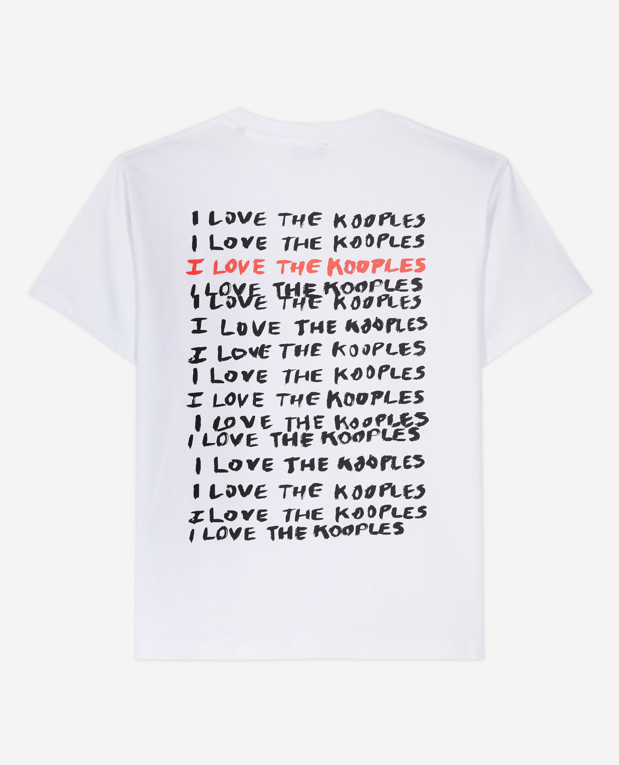Women's i love kooples white t-shirt WHITE