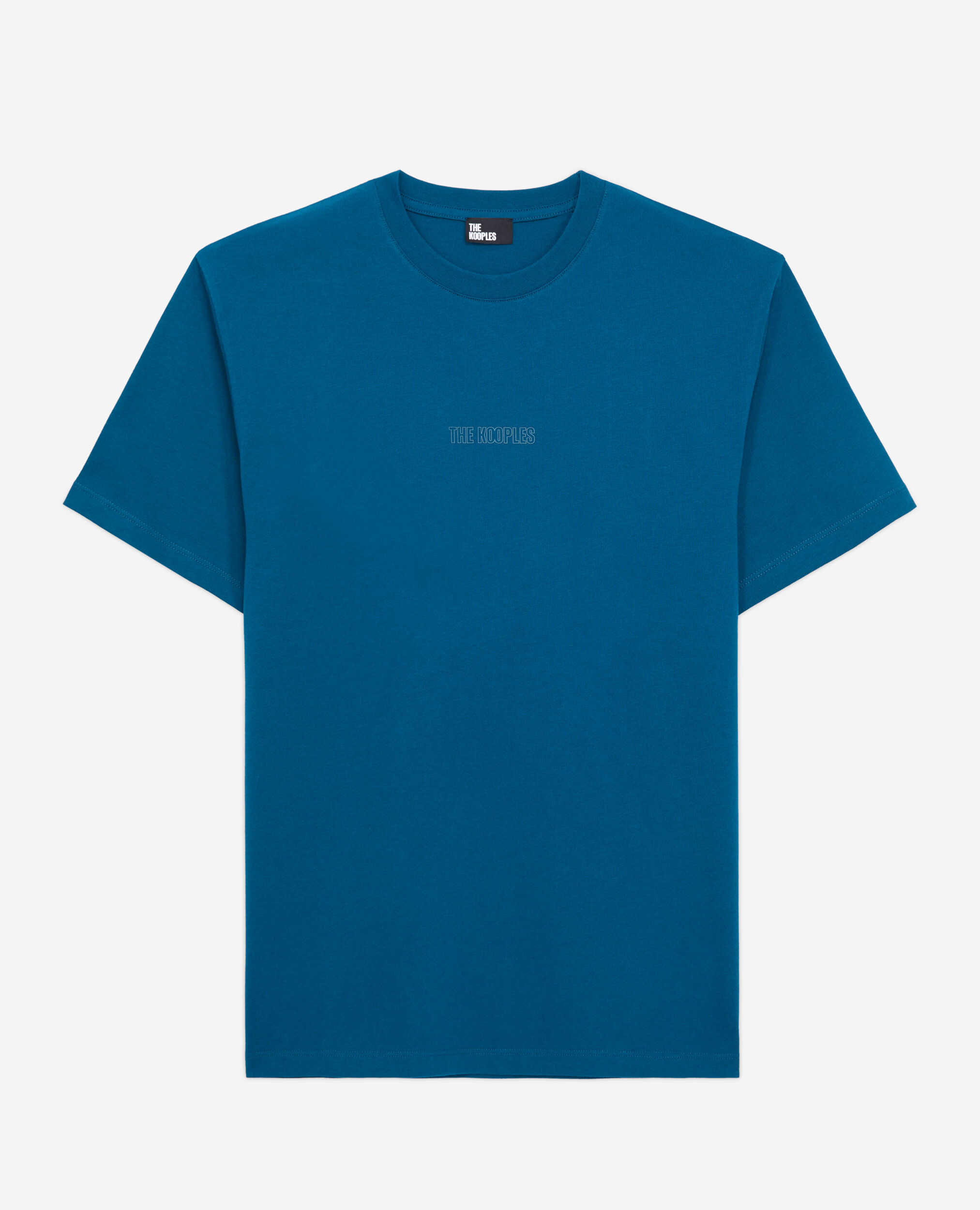 Men's blue t-shirt with logo MEDIUM BLUE