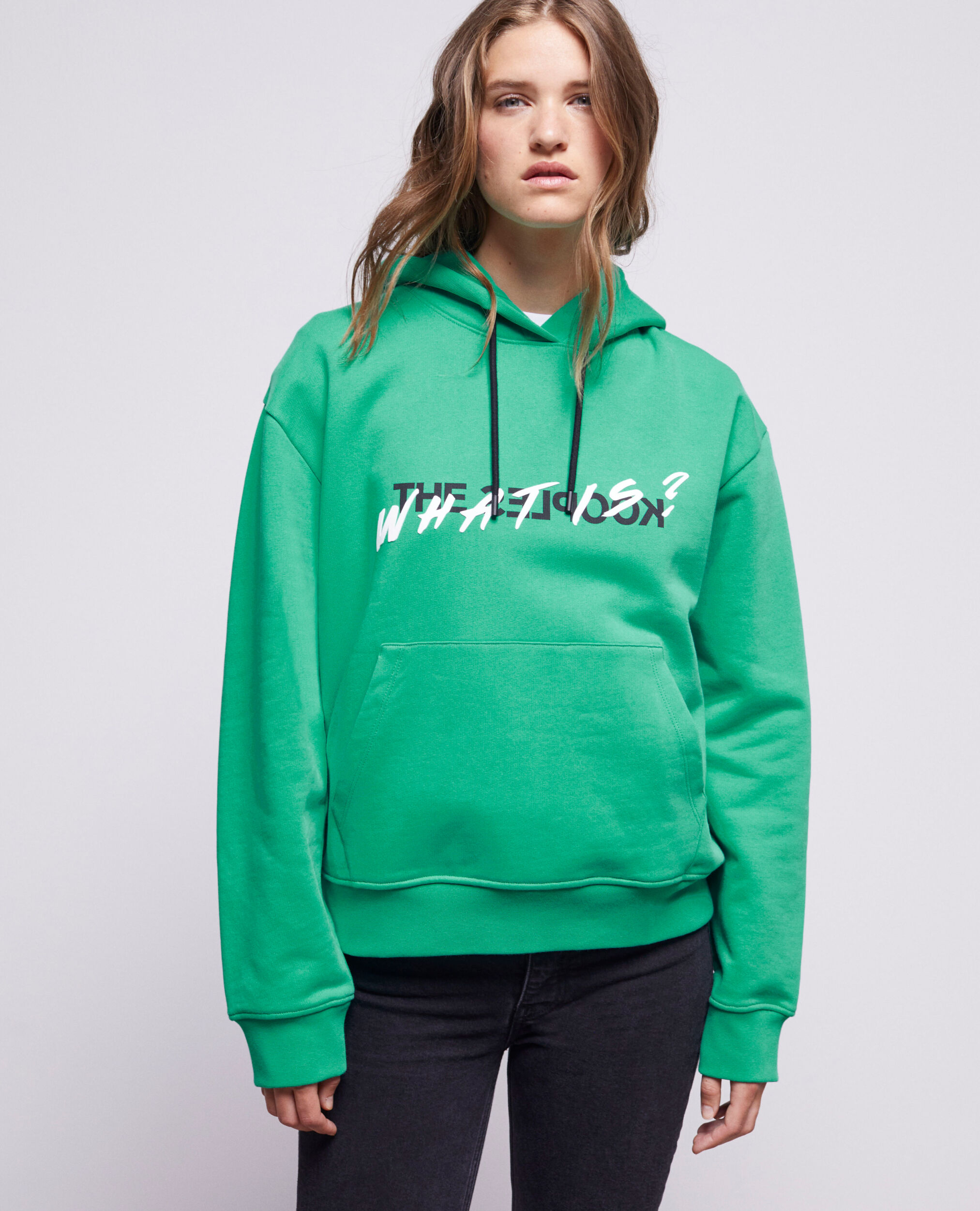 Green What is sweatshirt GREEN