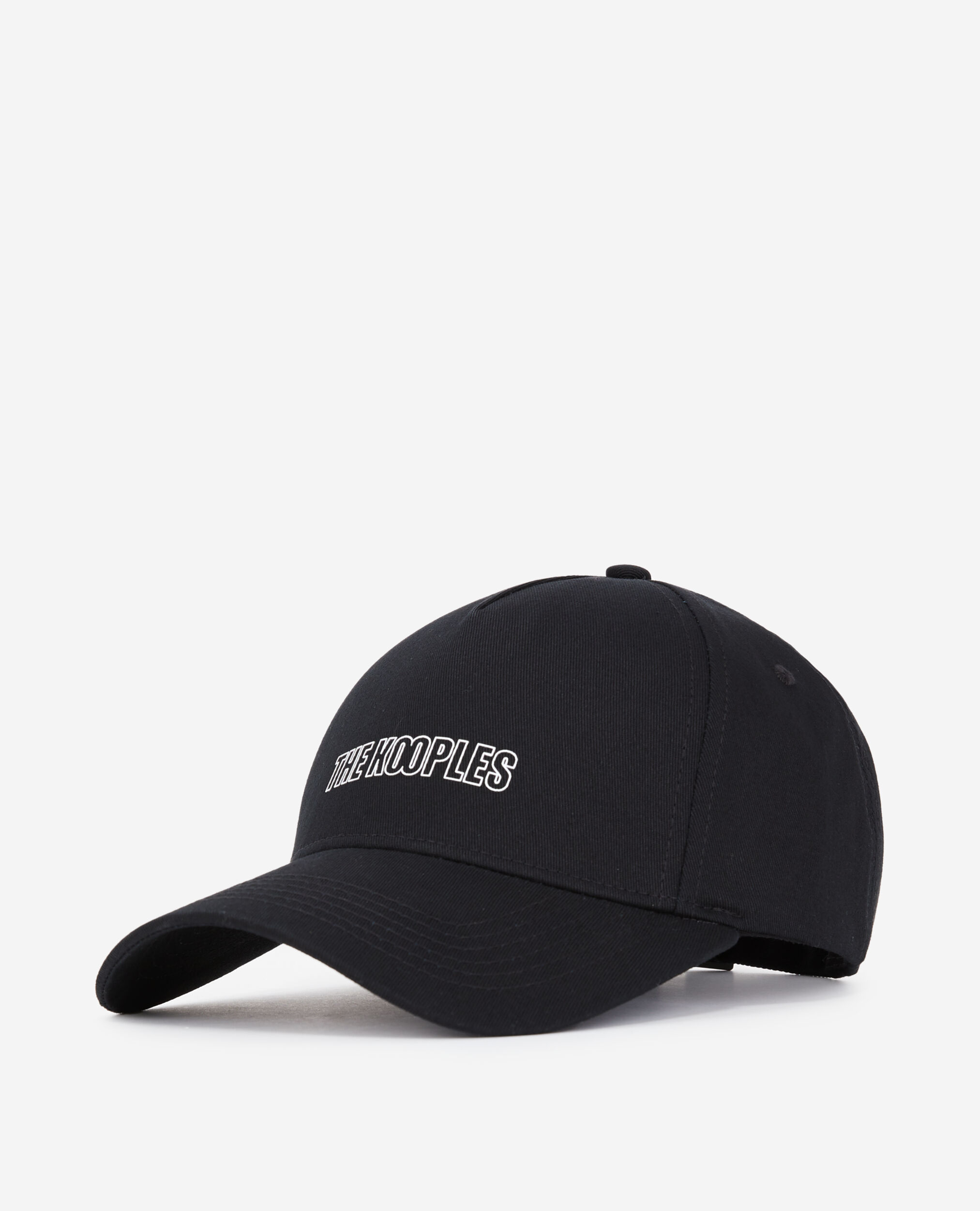 Black cap with logo BLACK