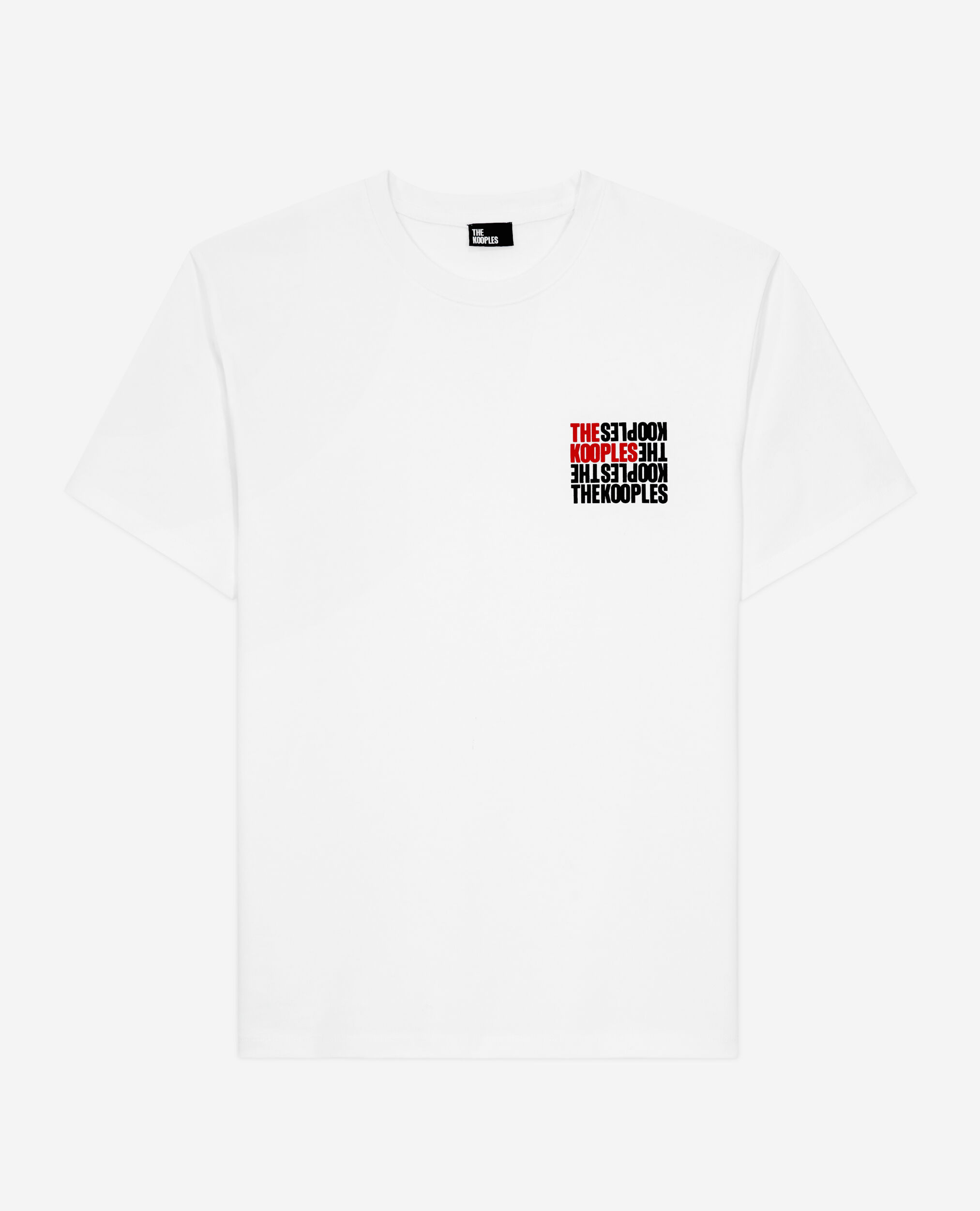 Men's the kooples white logo t-shirt WHITE