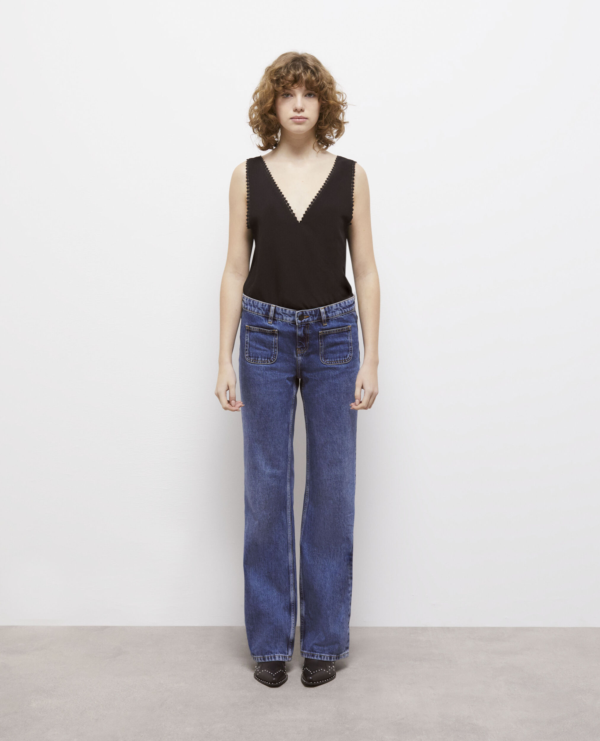 Blue flare jeans BLUE DENIM