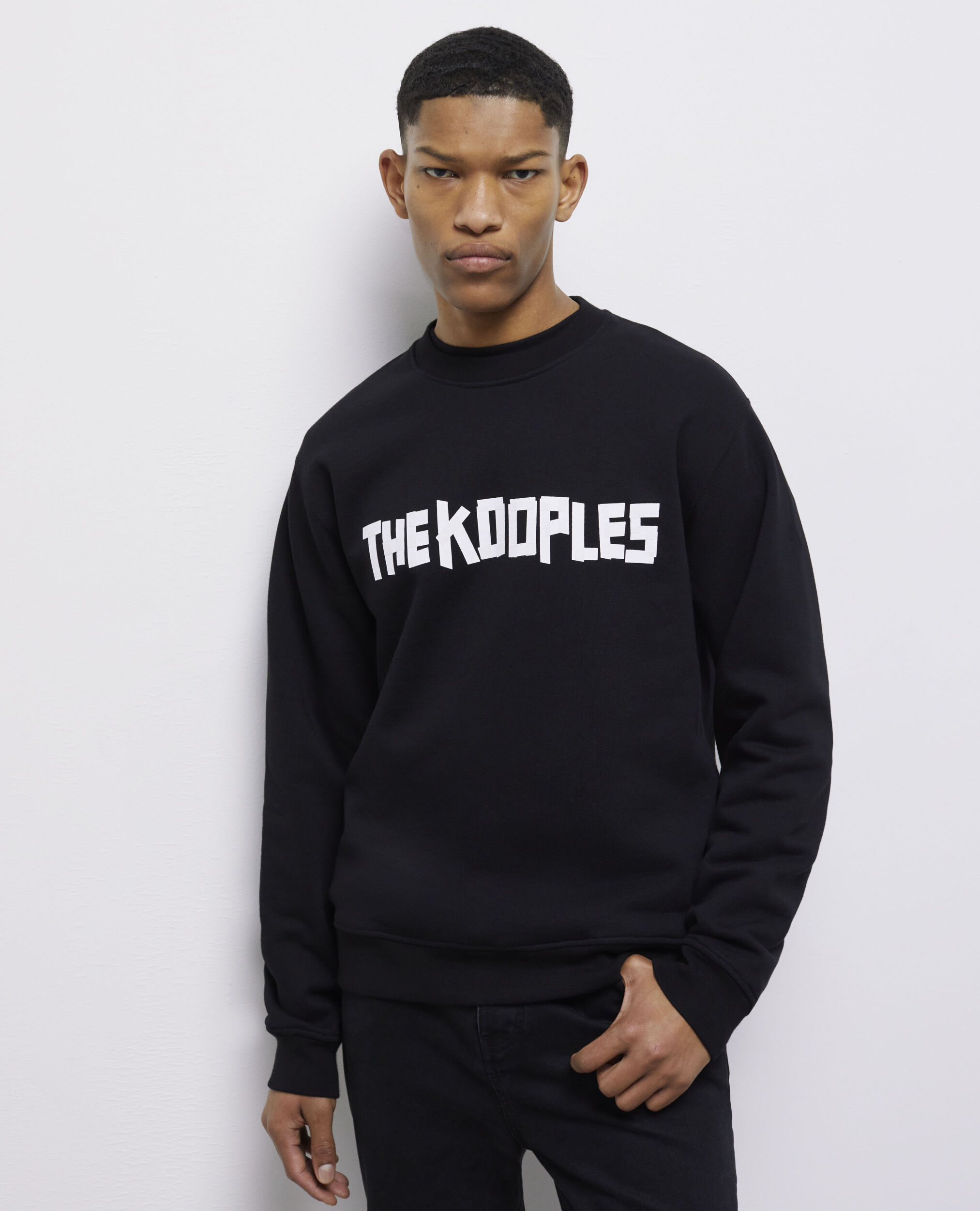 The Kooples black logo sweatshirt BLACK