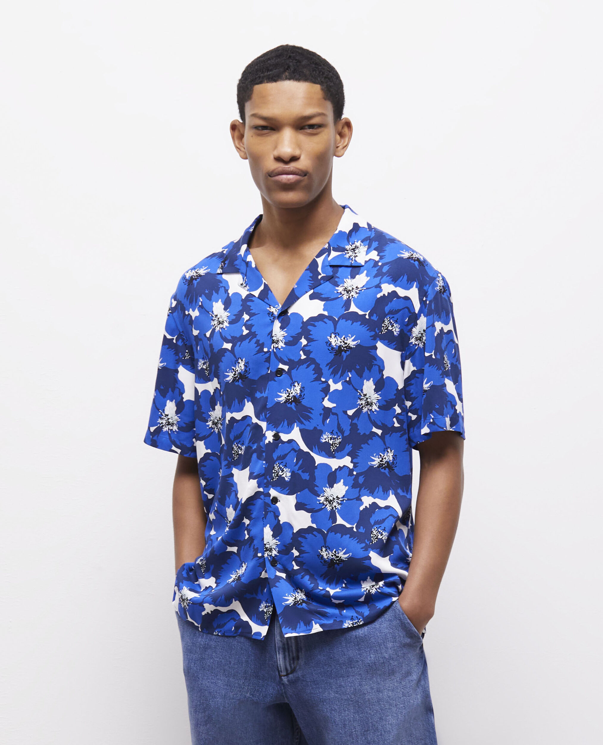 Printed shirt BLUE