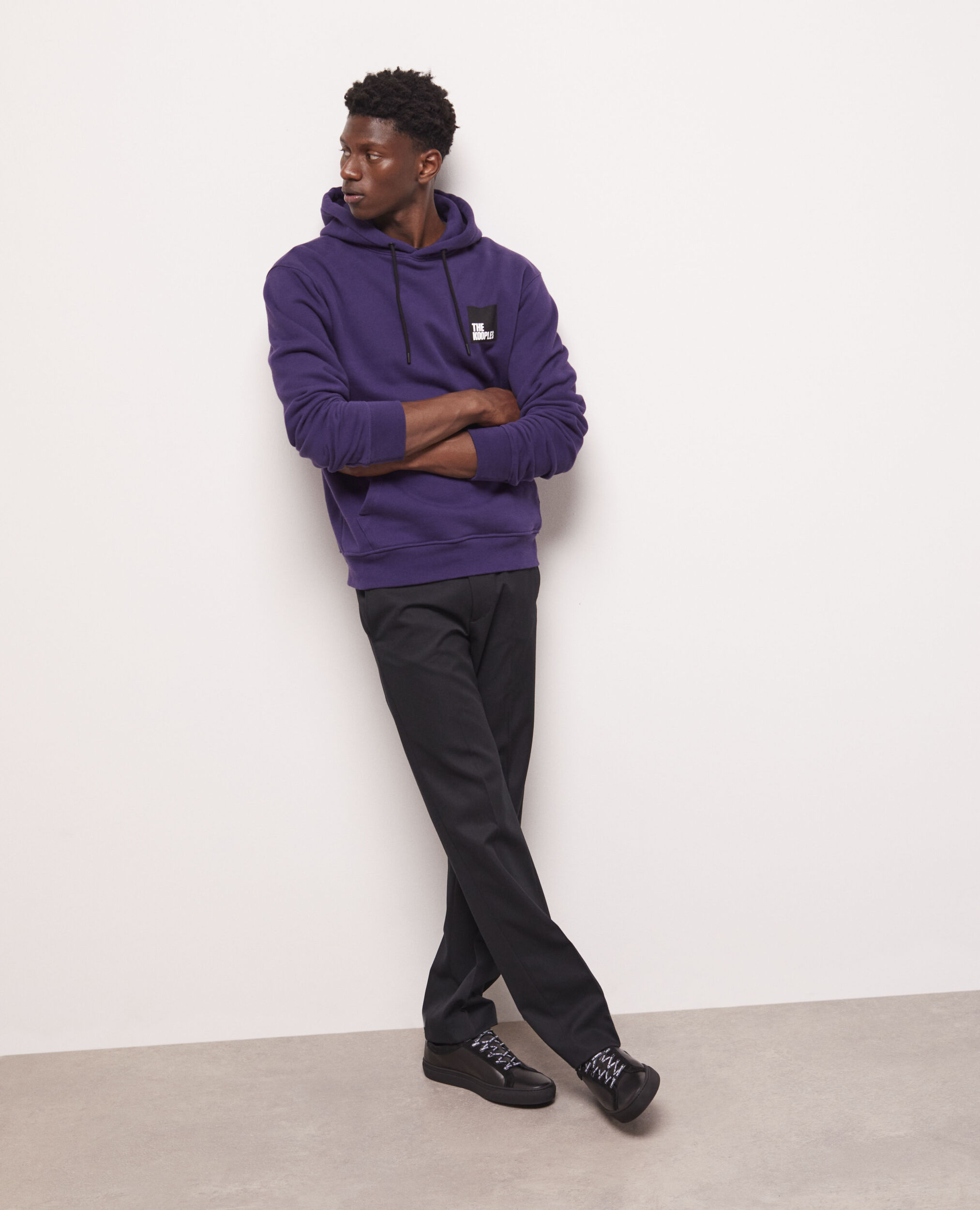 Purple logo sweatshirt PURPLE