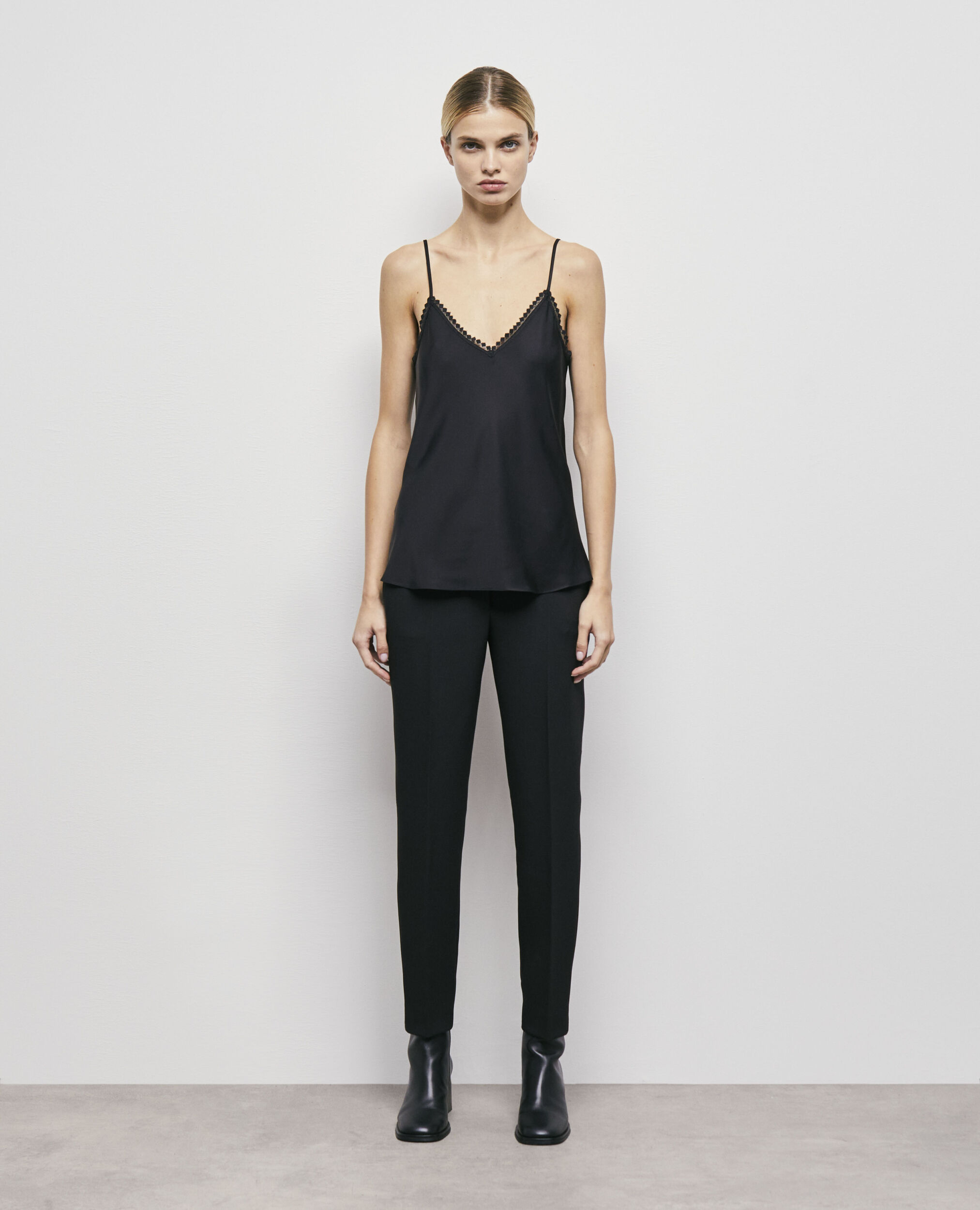 Black lace camisole BLACK