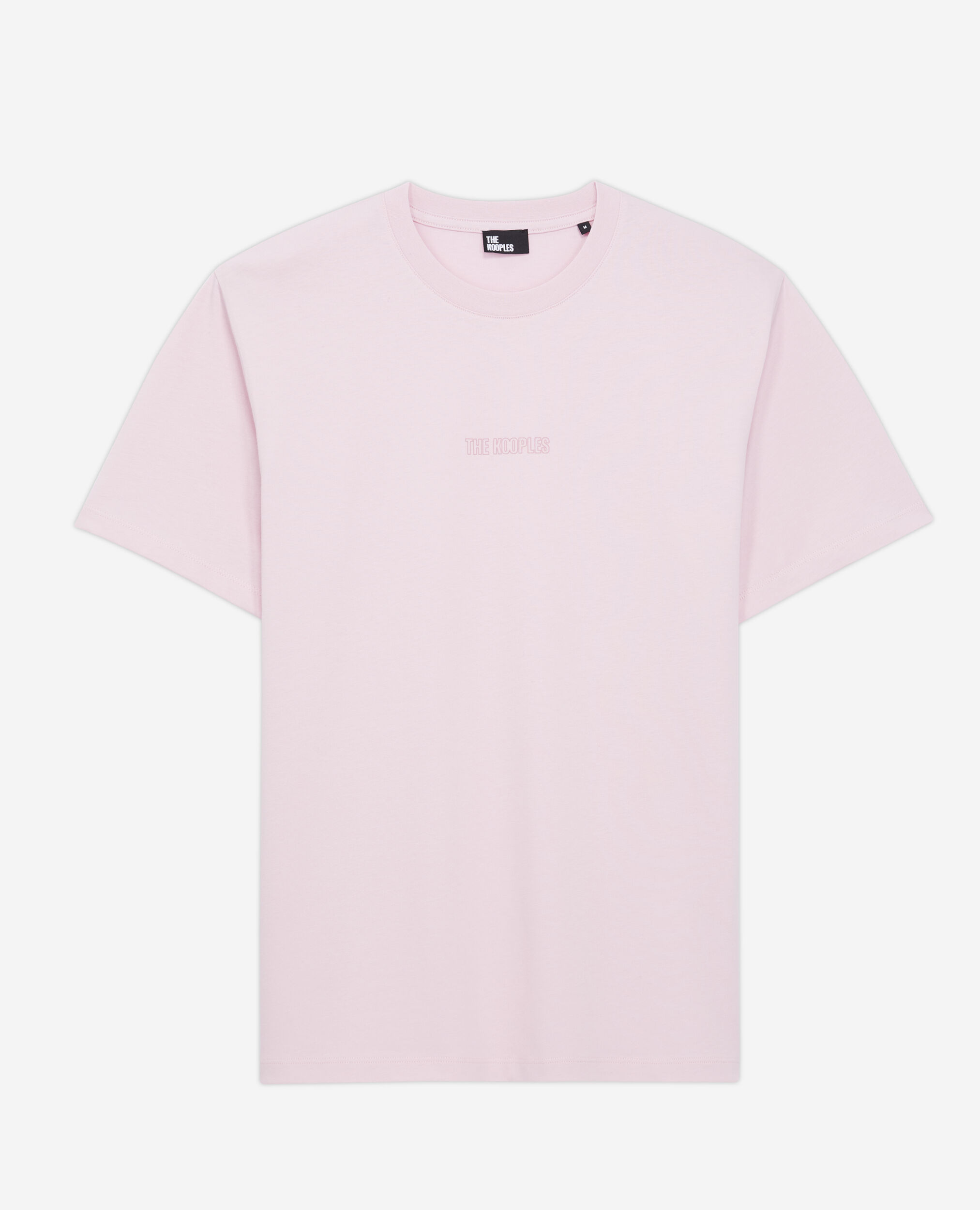 Men's pink t-shirt with logo PALE PINK