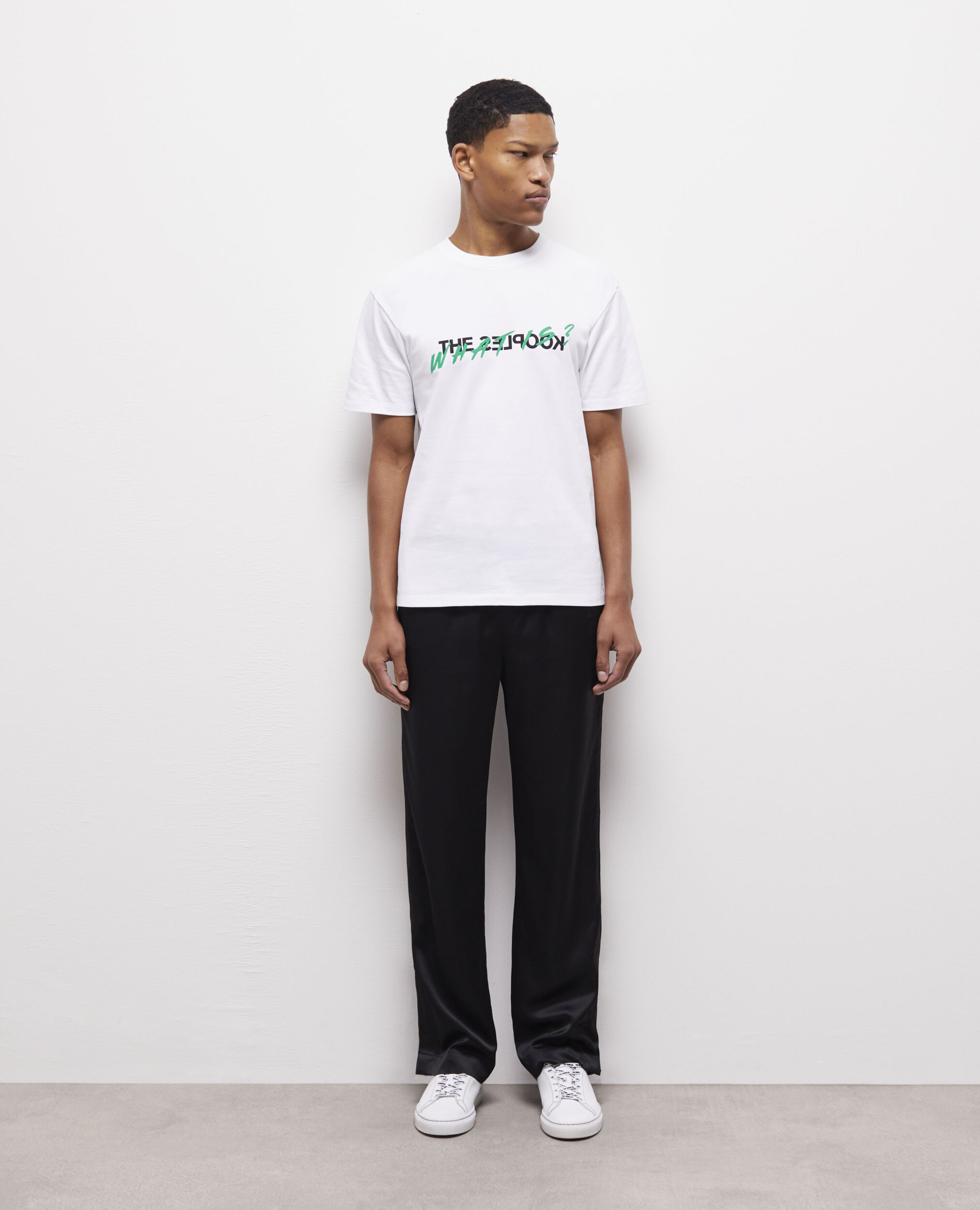 Men's white what is t-shirt WHITE