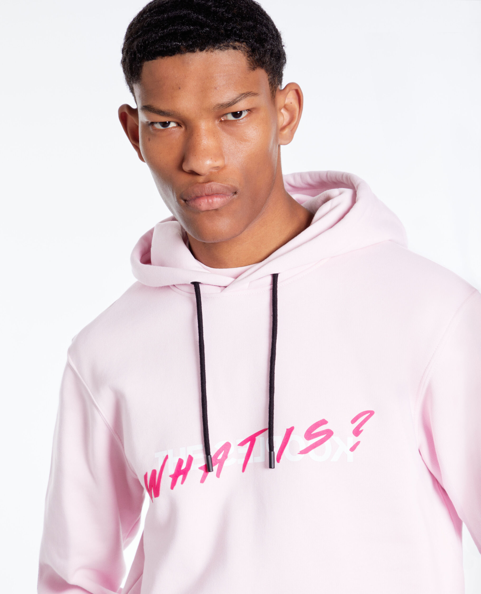 Pink What is hoodie PALE PINK