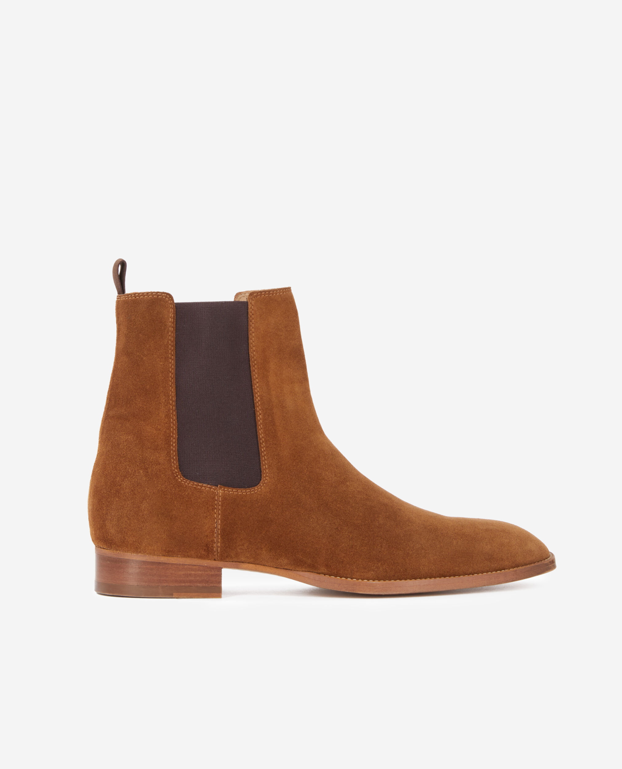 Brown leather Chelsea boots BROWN