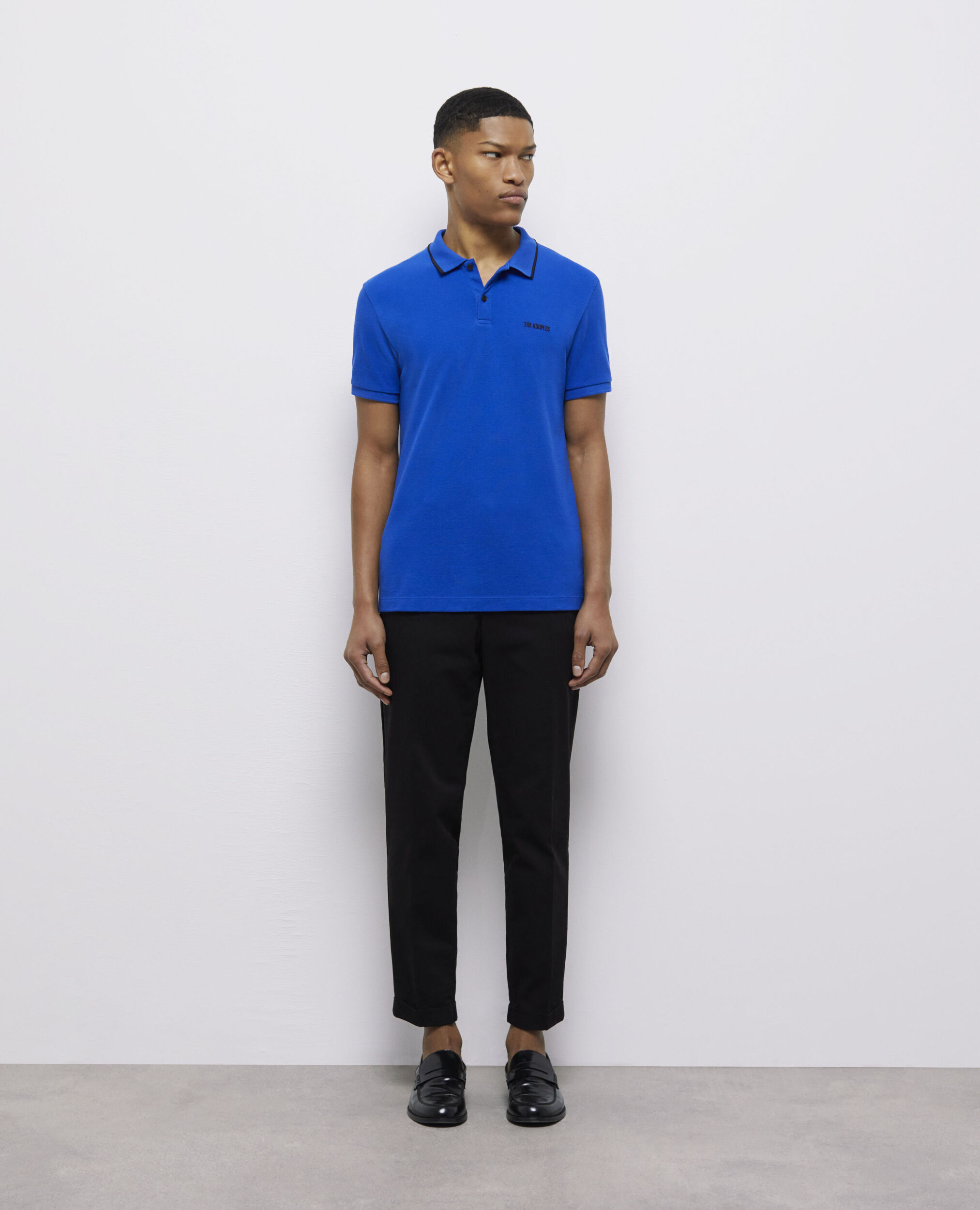 Blue polo shirt BLUE ELECTRIC
