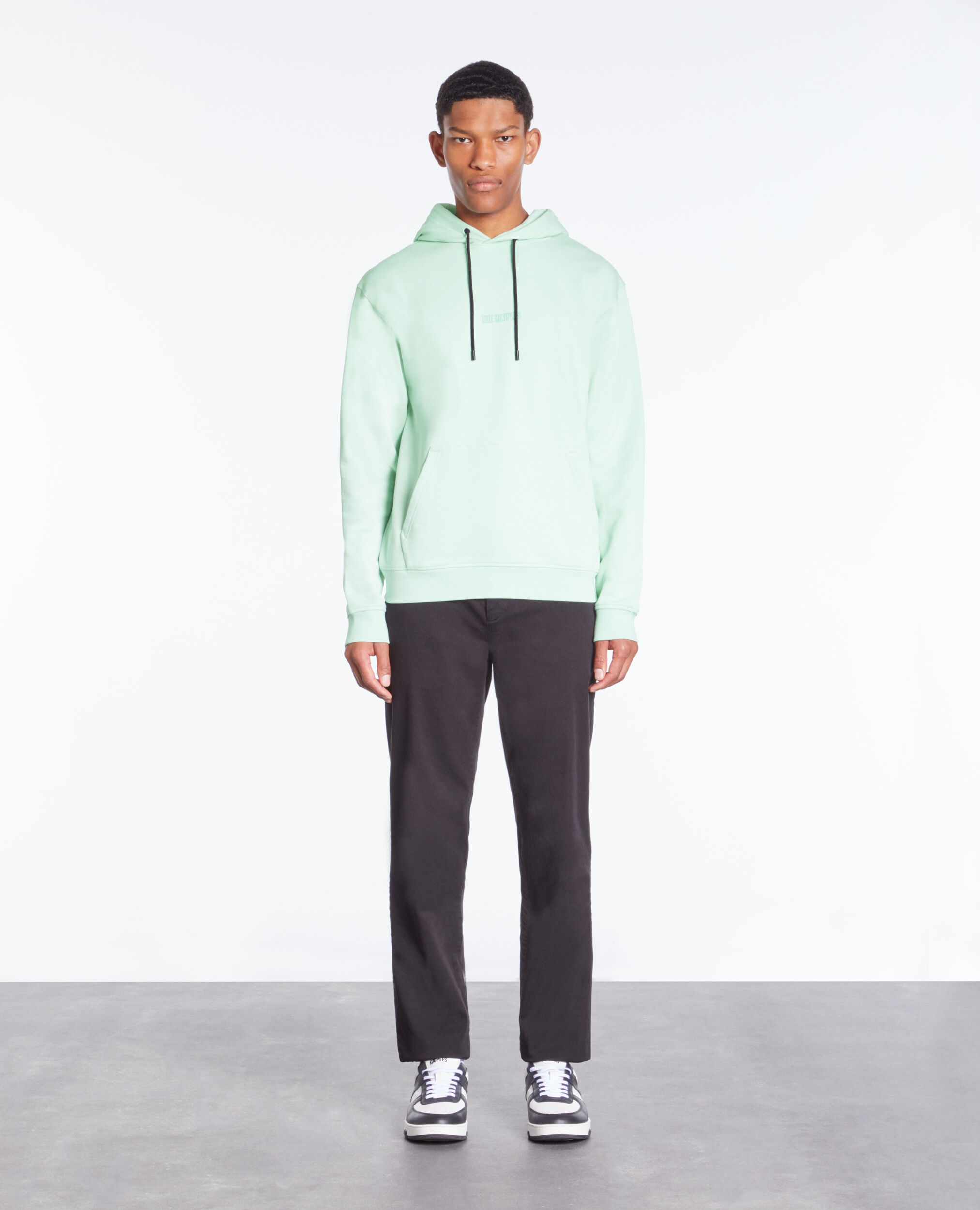 Green hoodie with logo OCEAN