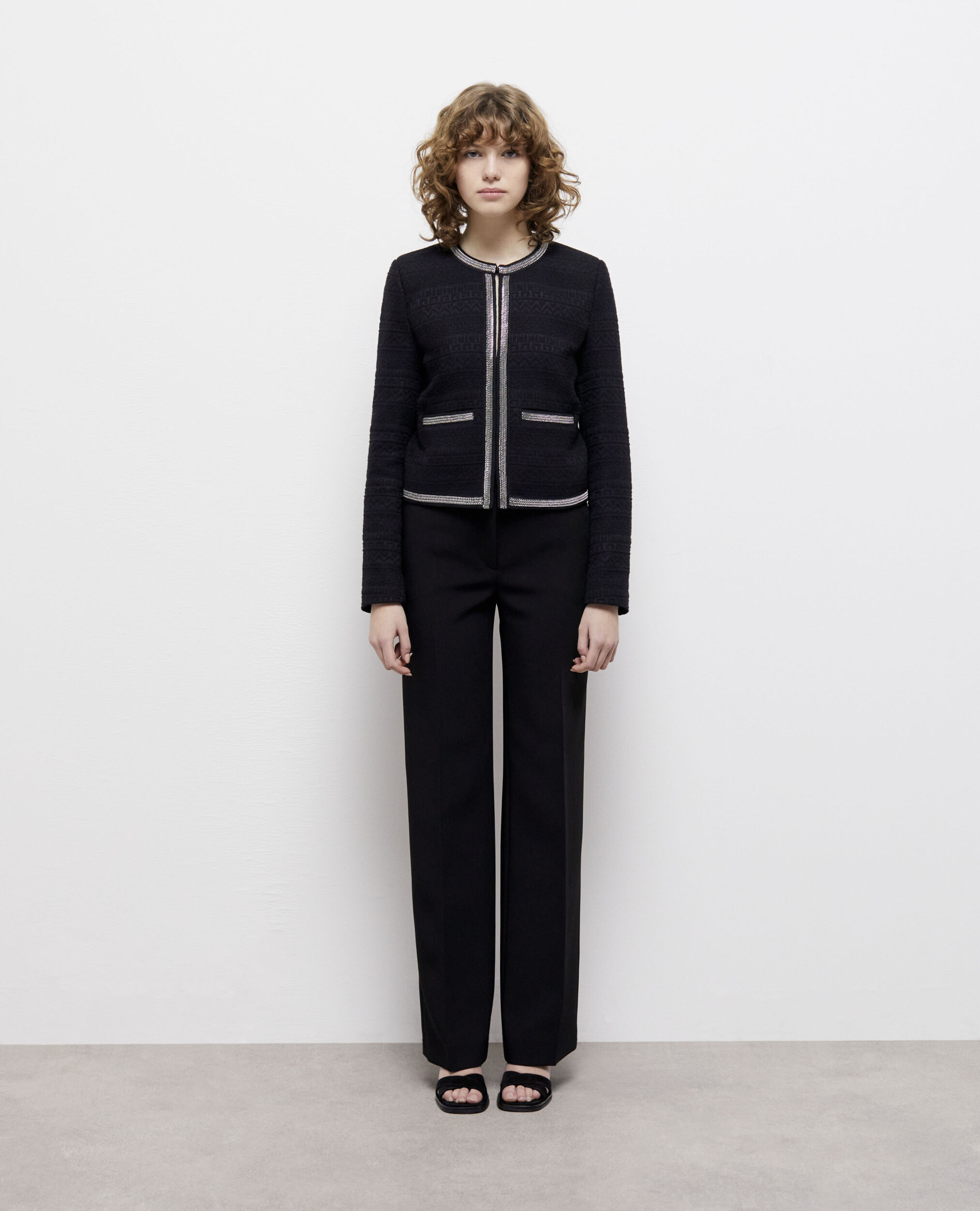 Short black jacket BLACK