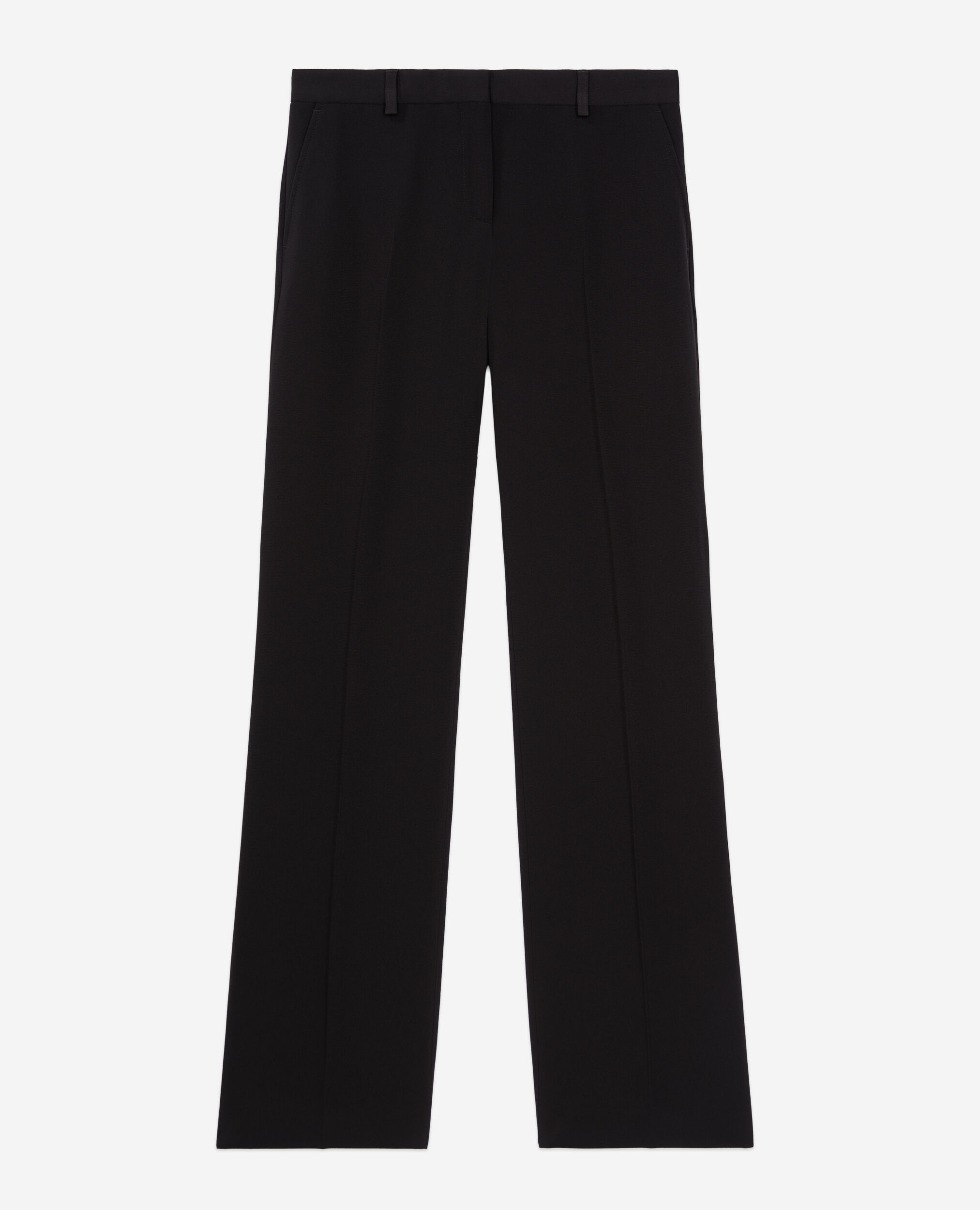 Black crepe suit trousers BLACK