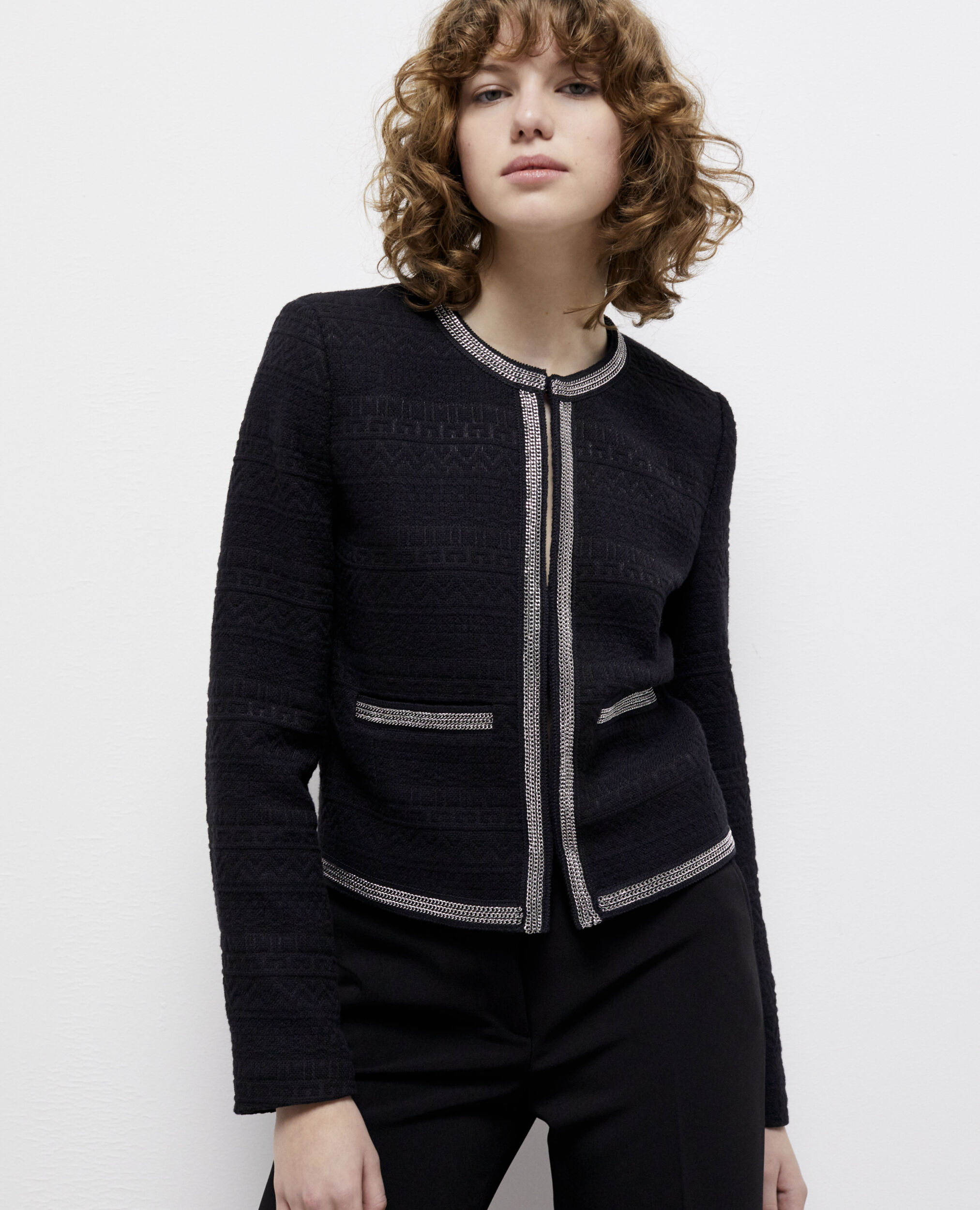 Short black jacket BLACK