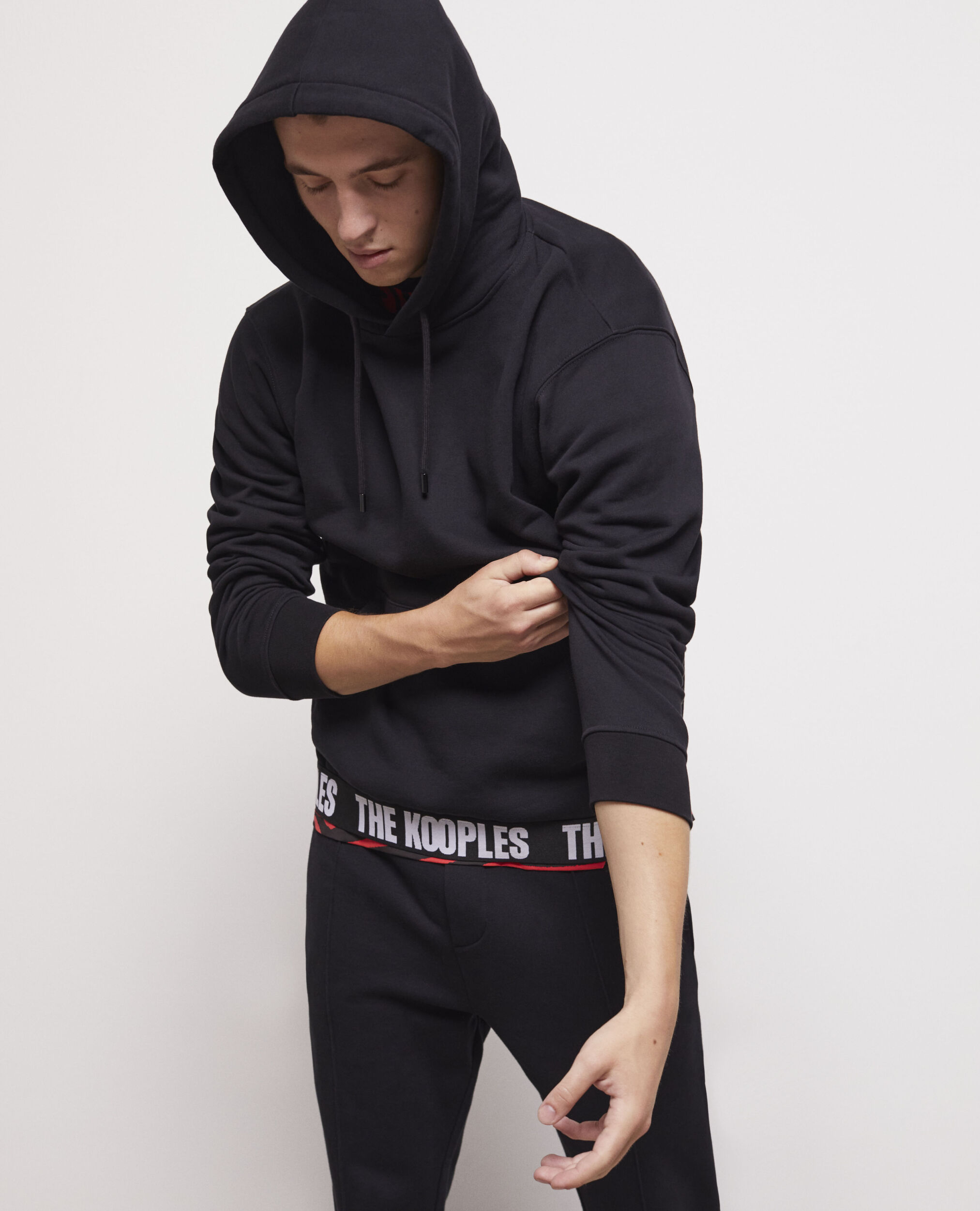 The Kooples black logo sweatshirt BLACK