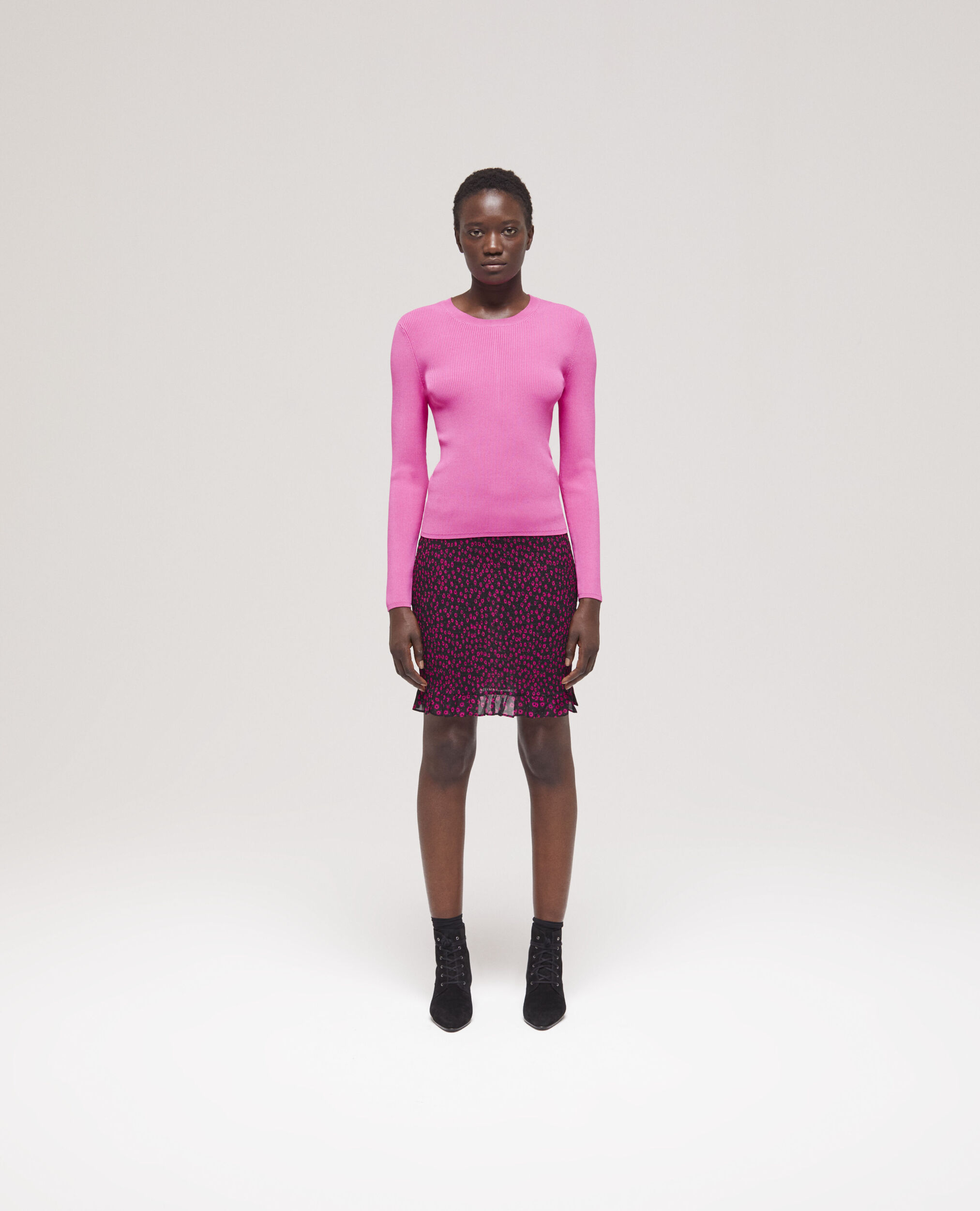 Pink crew neck sweater PINK