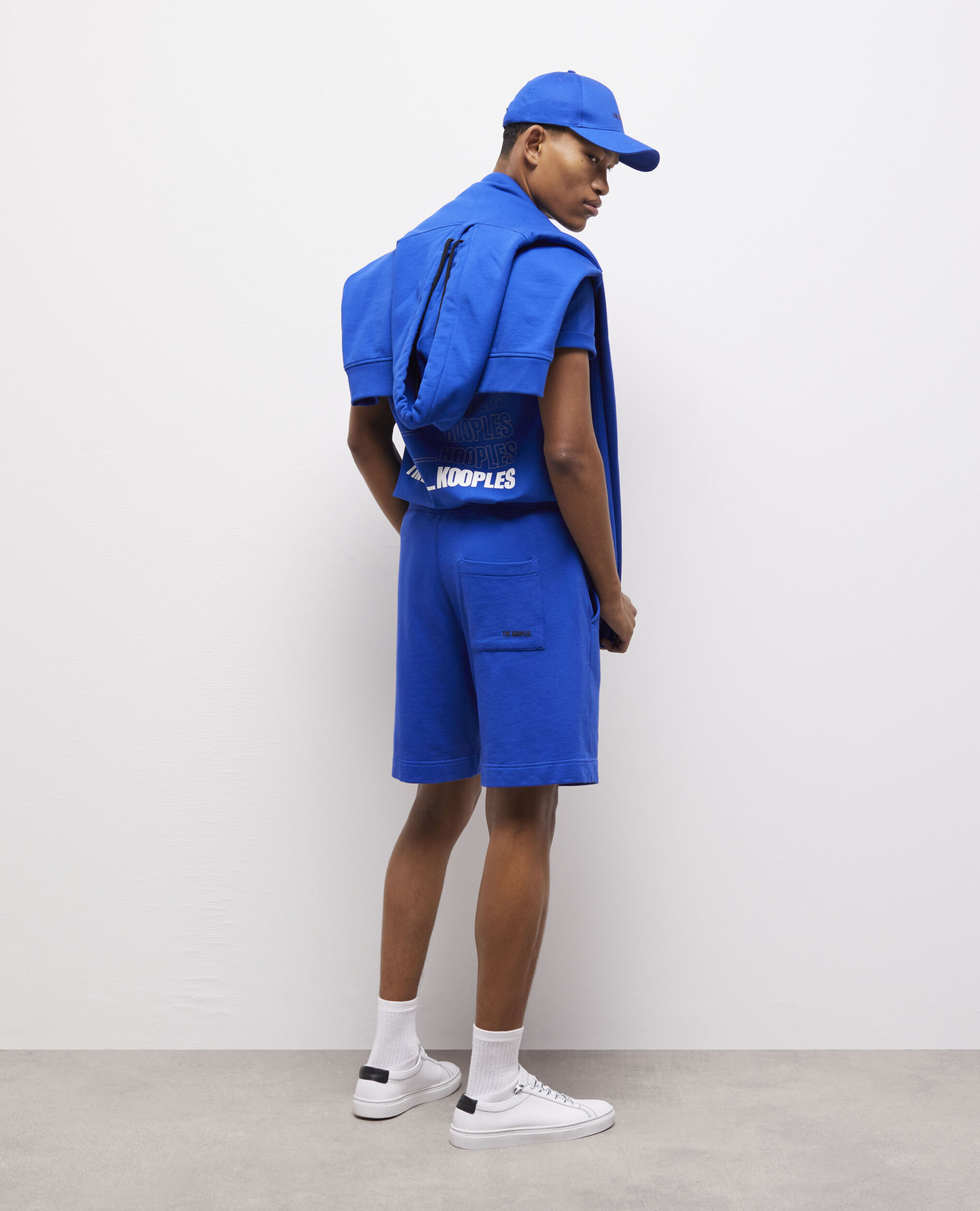 The Kooples blue logo shorts BLUE ELECTRIC