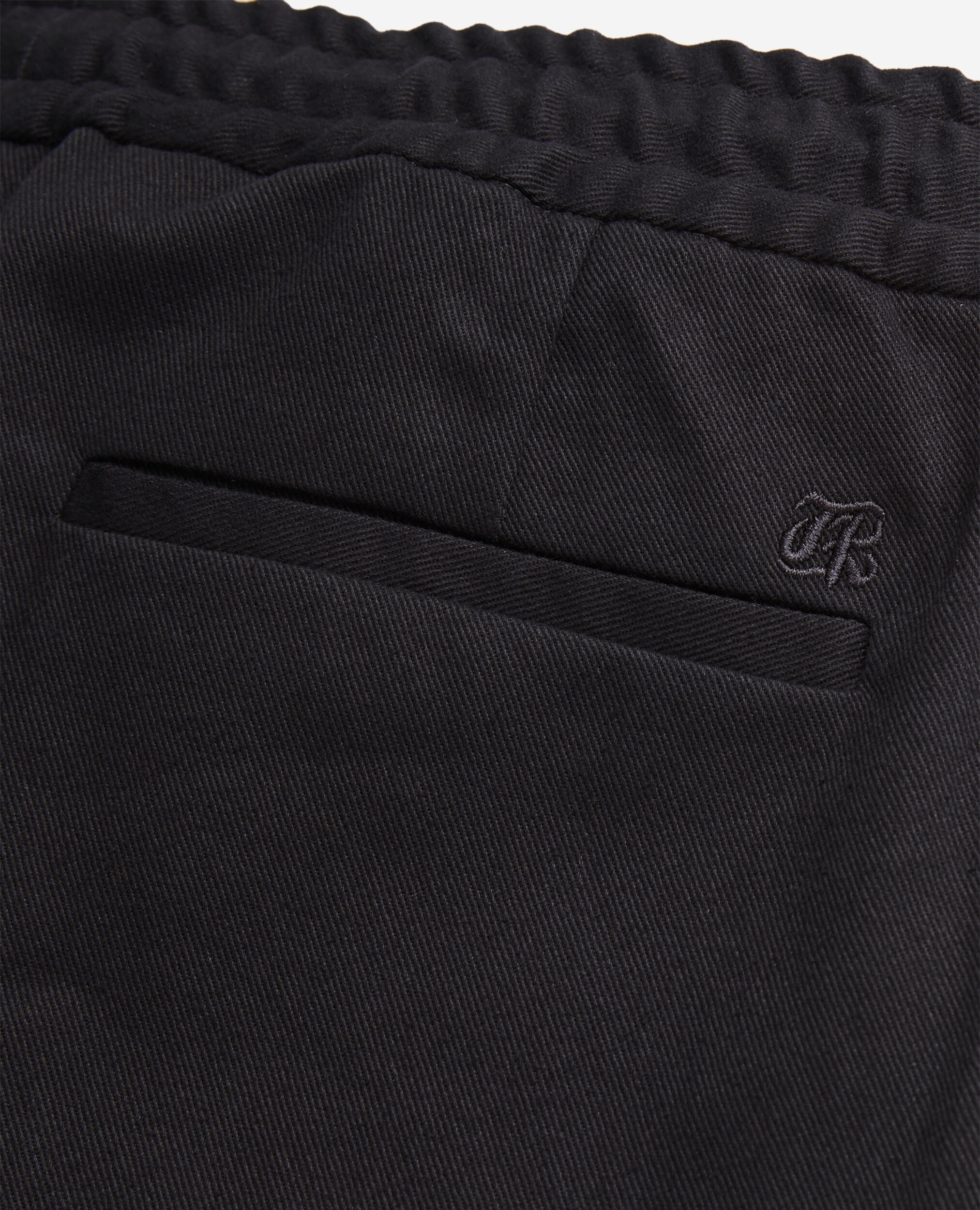 Cotton black trousers BLACK