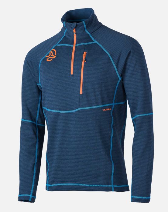 MOMHILL 1/2 ZIP M T-SHIRT