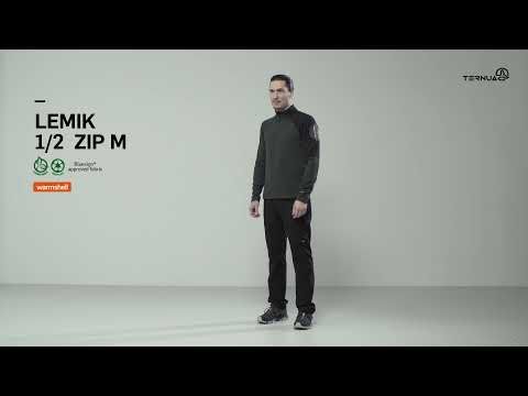 LEMIK 1/2 ZIP M T-SHIRT