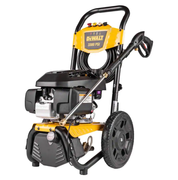 DEWALT 3300 PSI 2.4 GPM Gas Cold Water Pressure Washer with HONDA ...