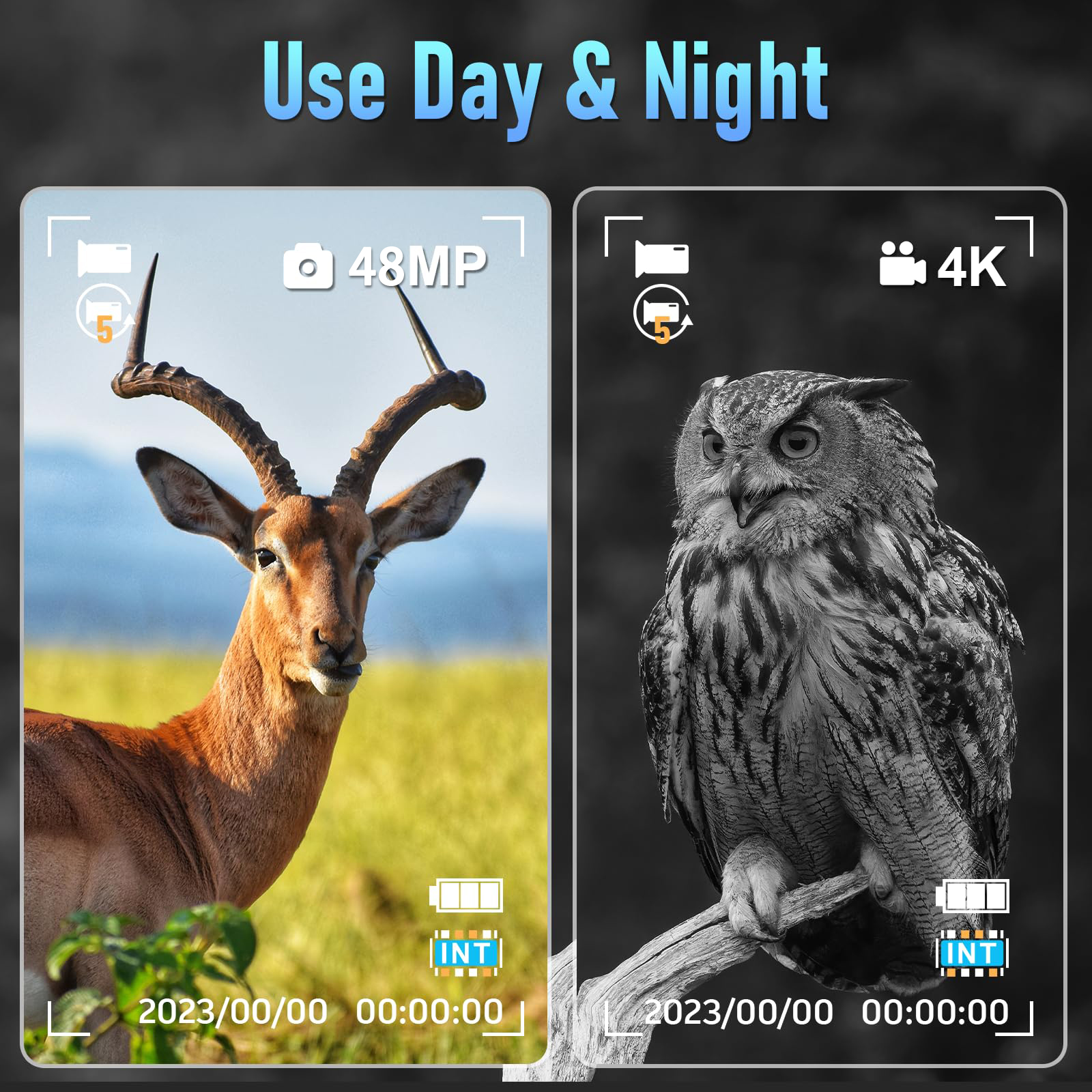 XYSIGHT™ Aurora-M2 8X Digital Infrared Night Vision Binoculars