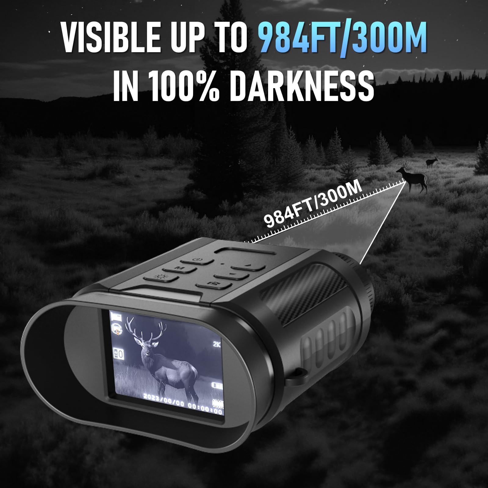 XYSIGHT™ Aurora-M2 8X Digital Infrared Night Vision Binoculars