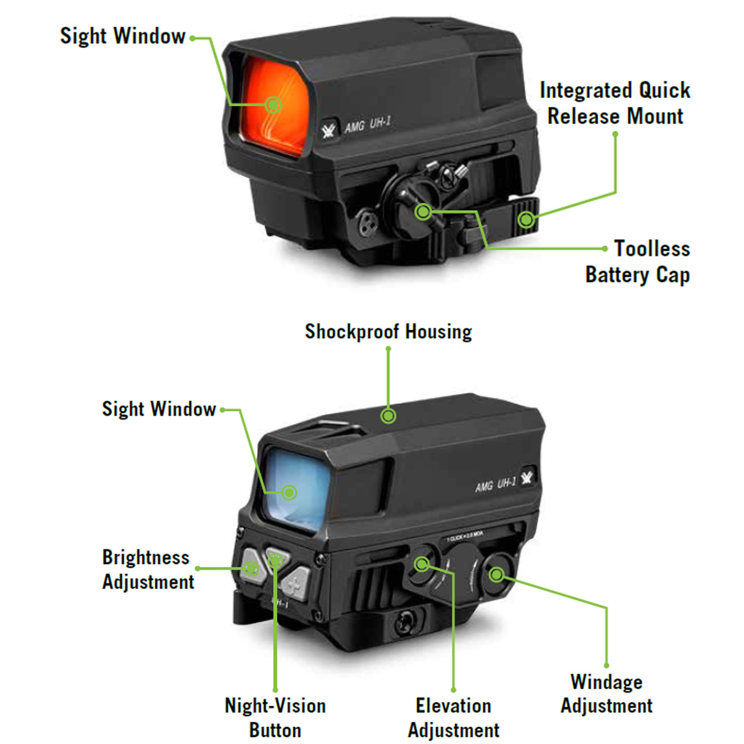 AMG UH-1 GEN II HOLOGRAPHIC SIGHT
