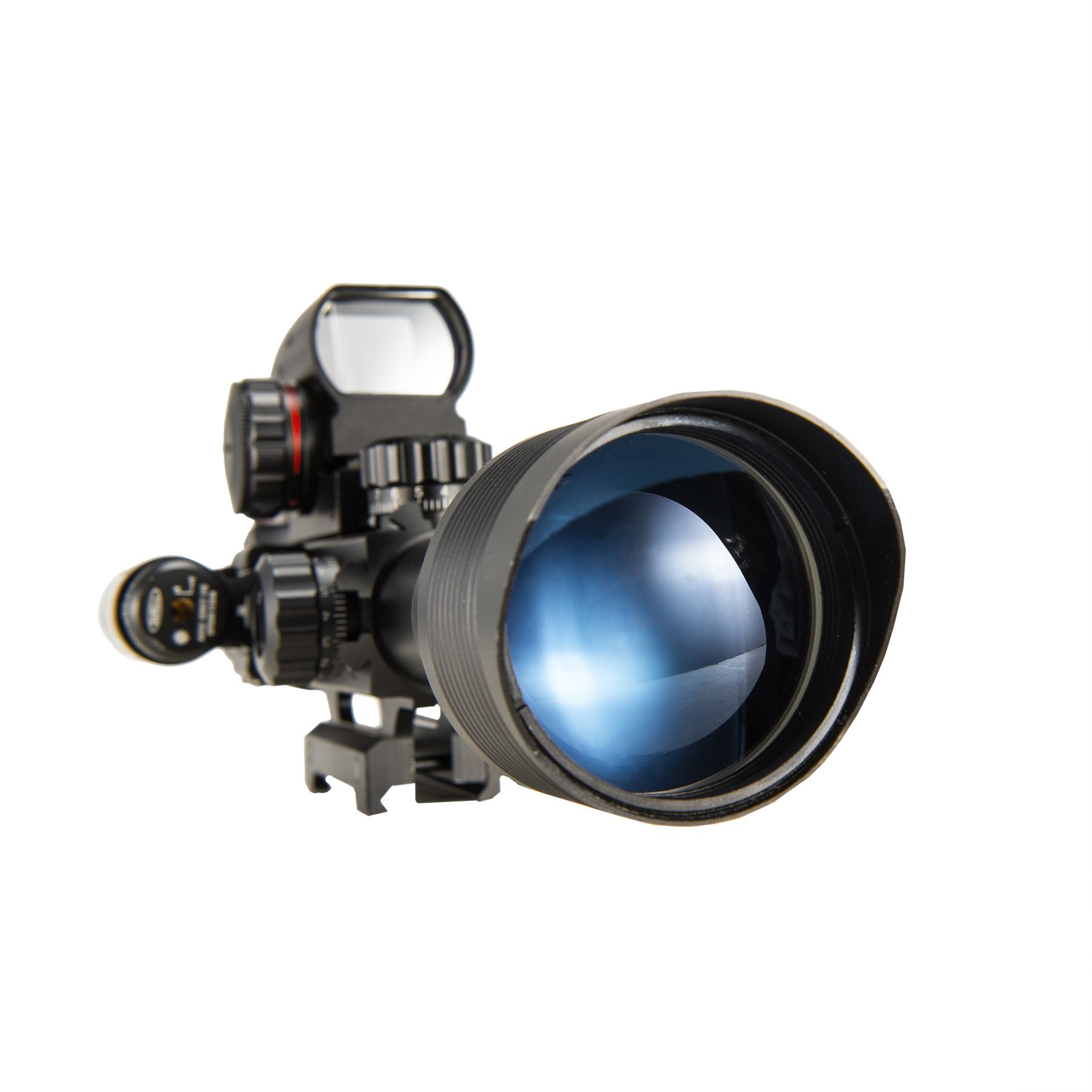 XYSIGHT 4-12x50 EG Illuminated Rangefinder Sniper Rifle Scope Tactical Combo