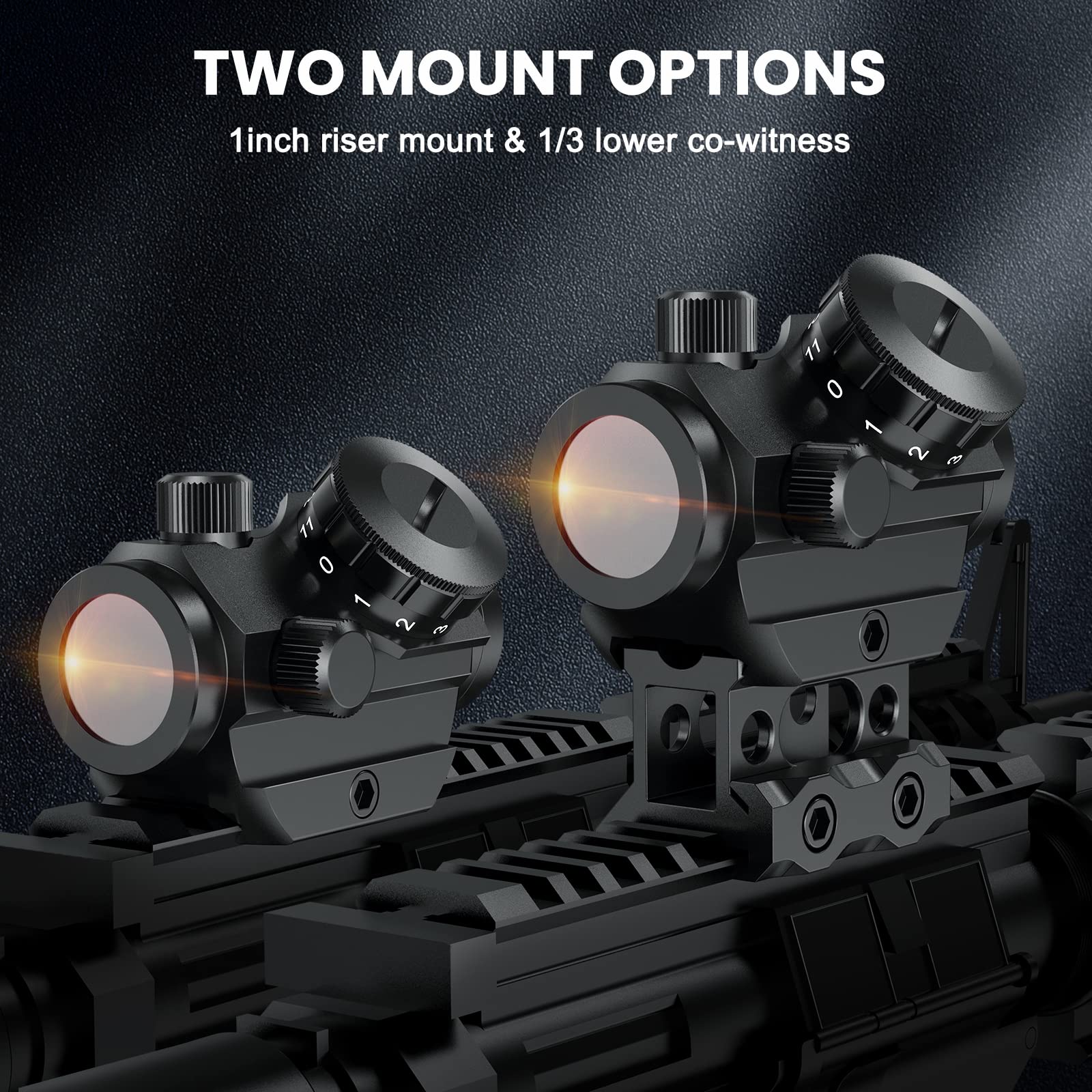 XYSIGHT 1x25mm 2MOA Red Dot Sight