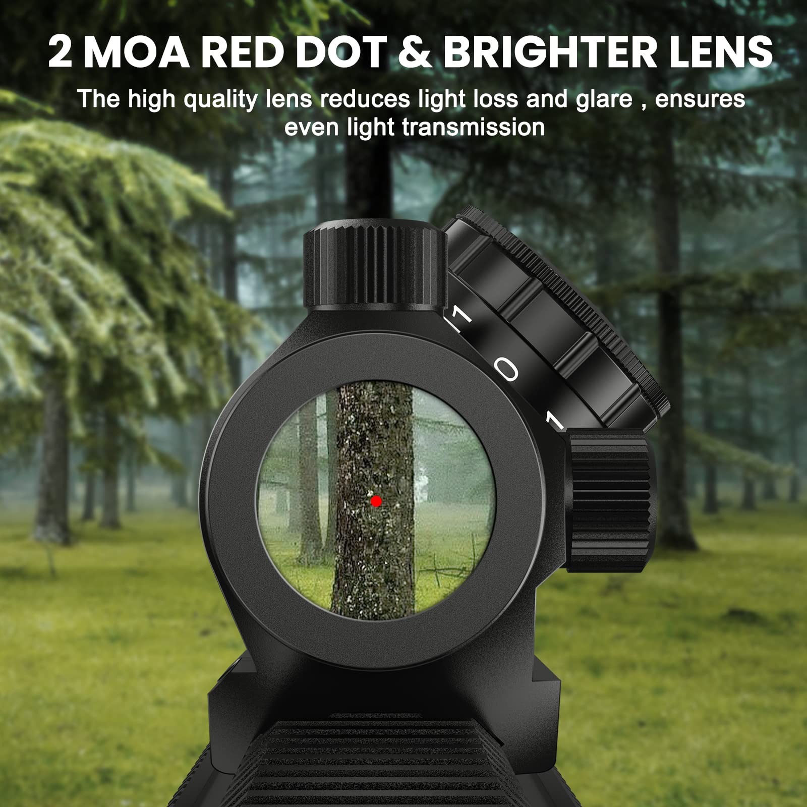 XYSIGHT 1x25mm 2MOA Red Dot Sight