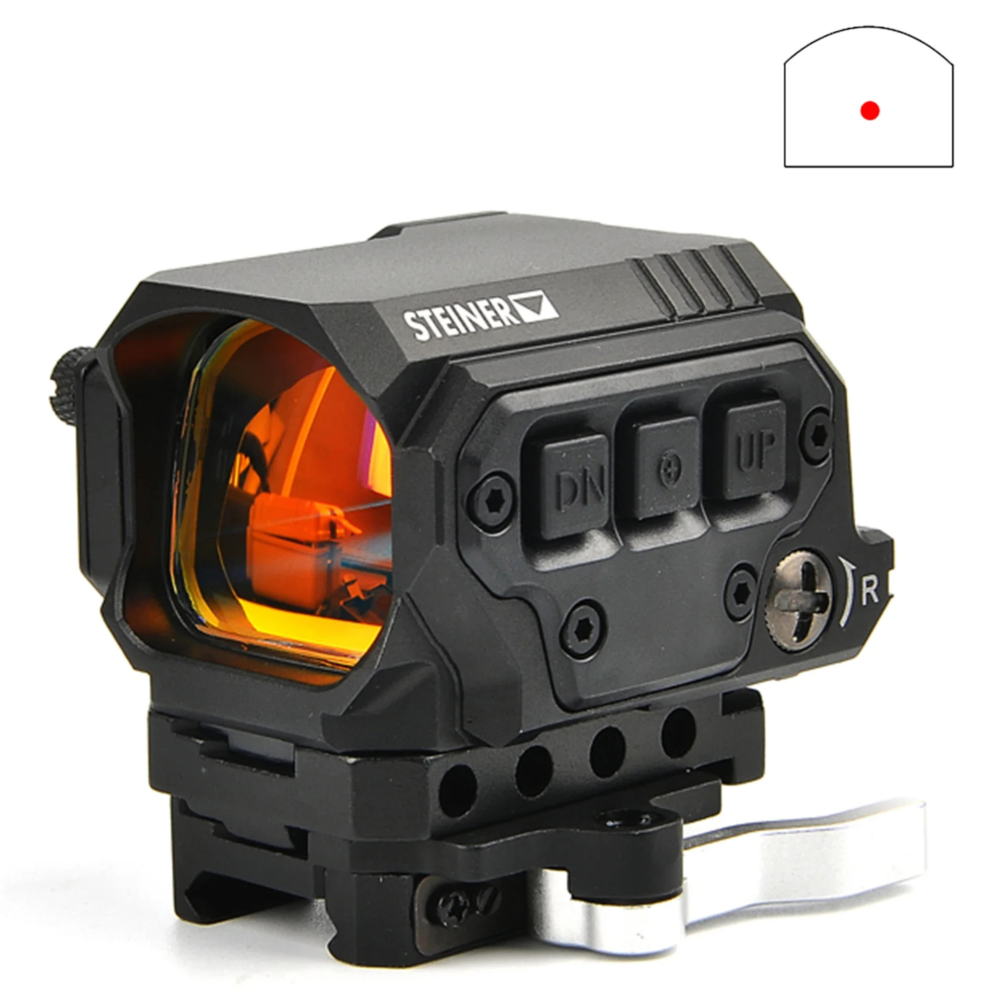 R1X 1X REFLEX RED DOT SIGHT W/ QD MOUNT