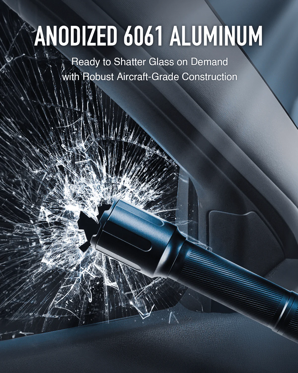 3000 Lumen Tactical Flashlight with Pressure Switch & Mounting Rings, 5 Brightness Levels & Strobe Mode