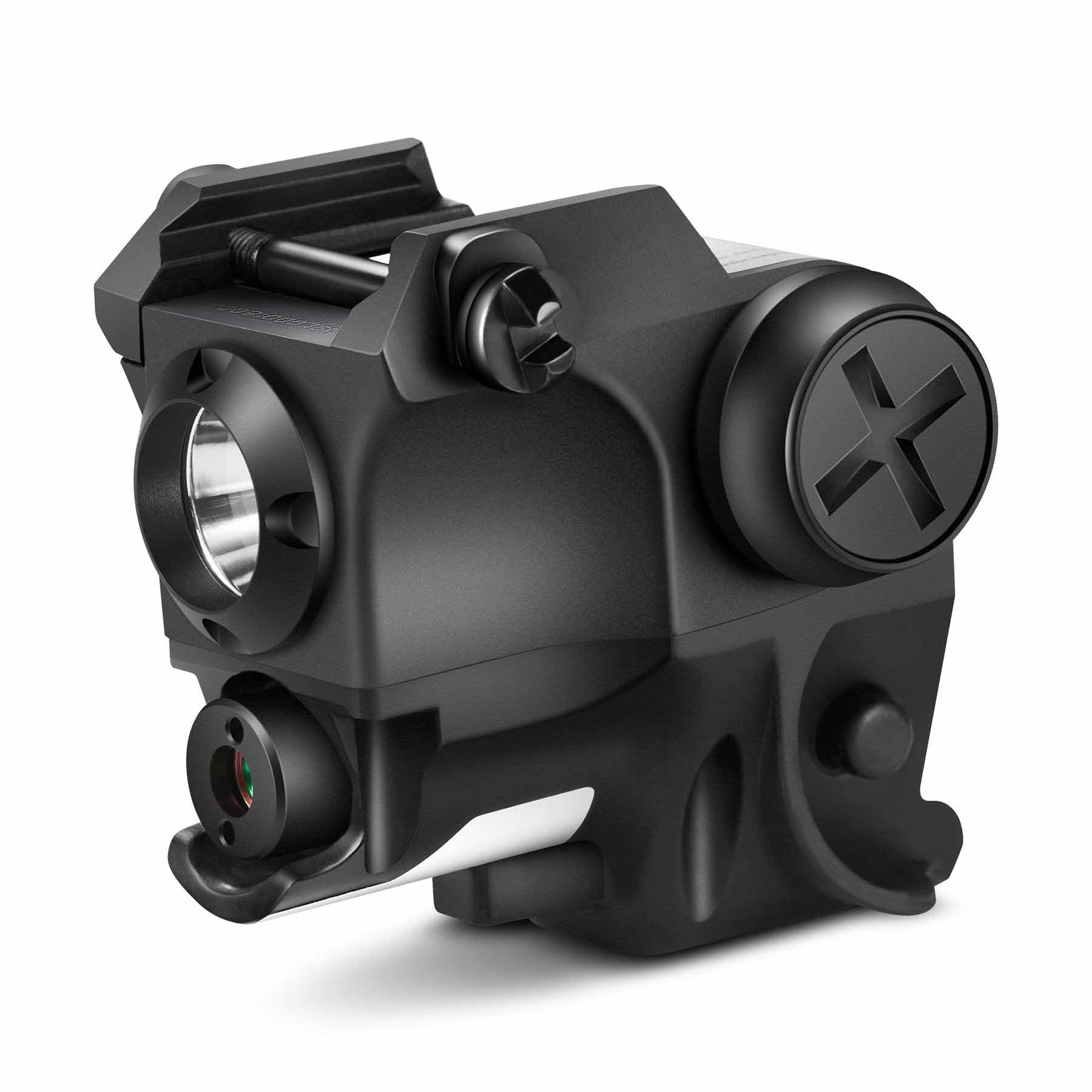 Class IIIA Laser Sight Combo, Green Laser & LED Flashlight, Tactical Green Dot Sight for Handgun & Pistols