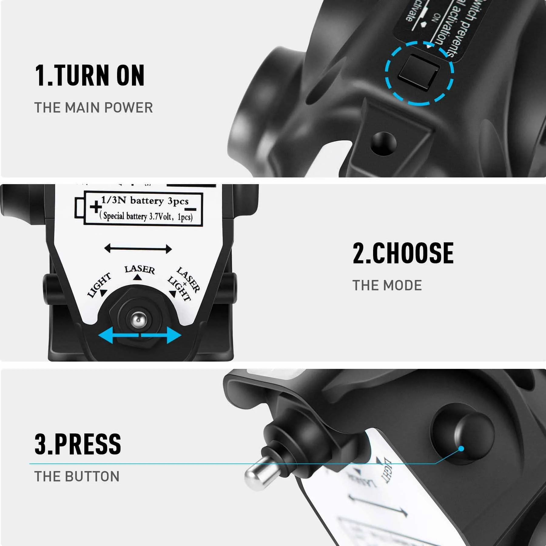 Class IIIA Laser Sight Combo, Green Laser & LED Flashlight, Tactical Green Dot Sight for Handgun & Pistols