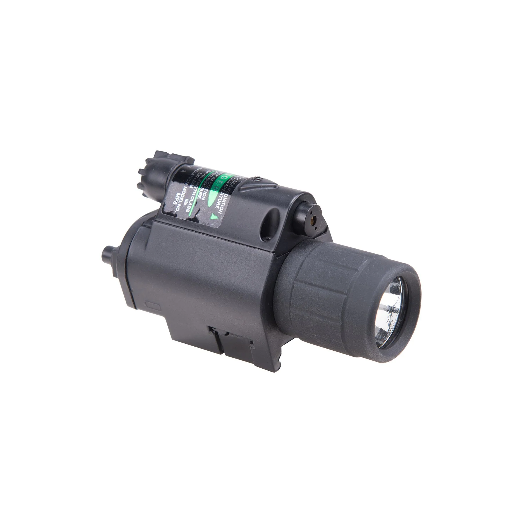 Q5 Rail-Mounted Tactical Flashlight with Green Laser