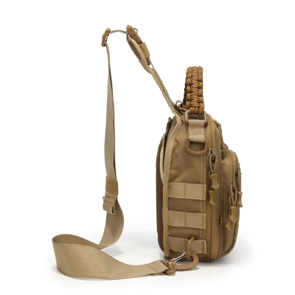 900D Nylon Tactical Chest Pack Waterproof for Outdoor Trekking Fishing Hiking Camping