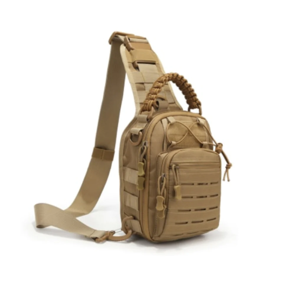 900D Nylon Tactical Chest Pack Waterproof for Outdoor Trekking Fishing Hiking Camping