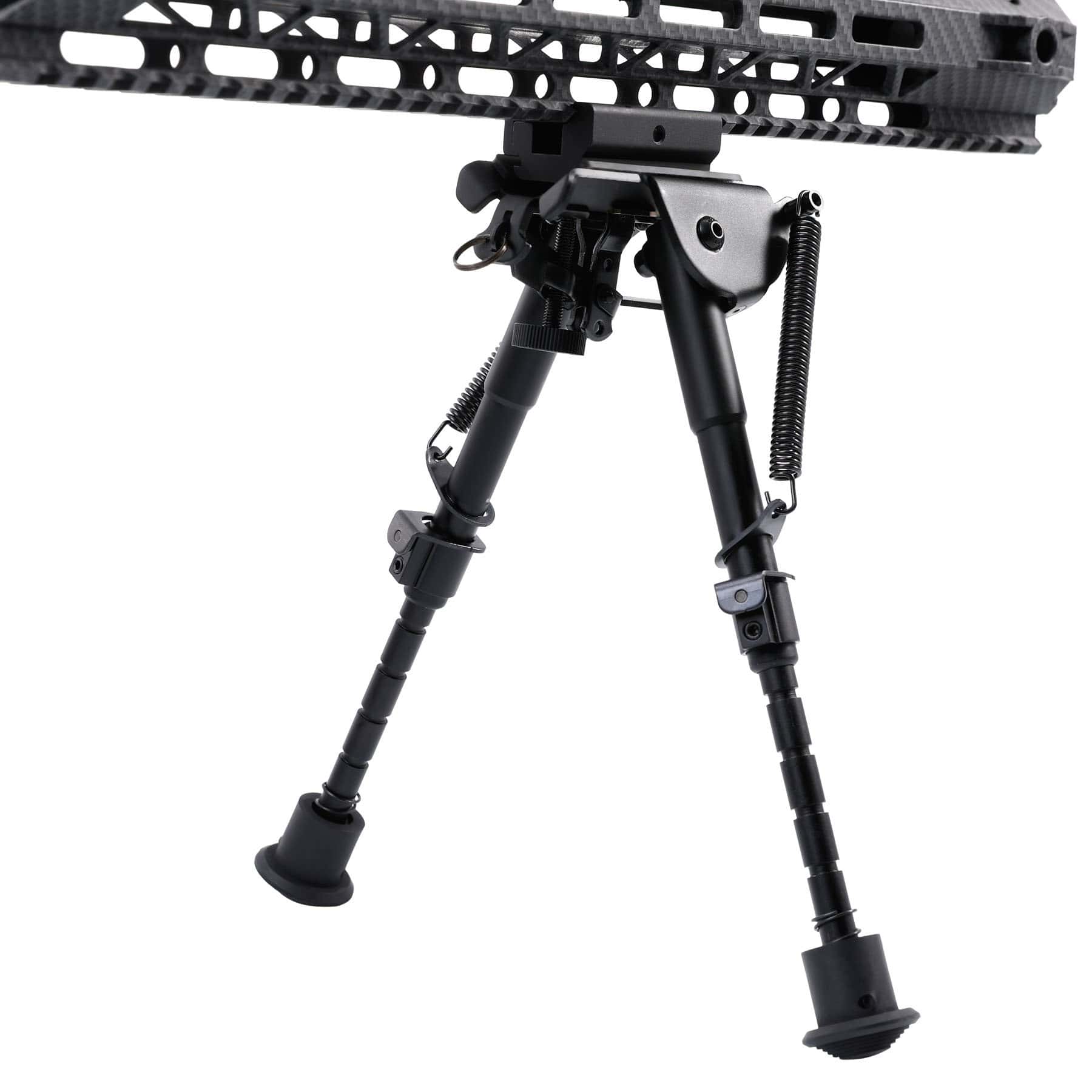 Picatinny Rail System Adjustable Bipod (6''-9''), Aircraft Grade Aluminum