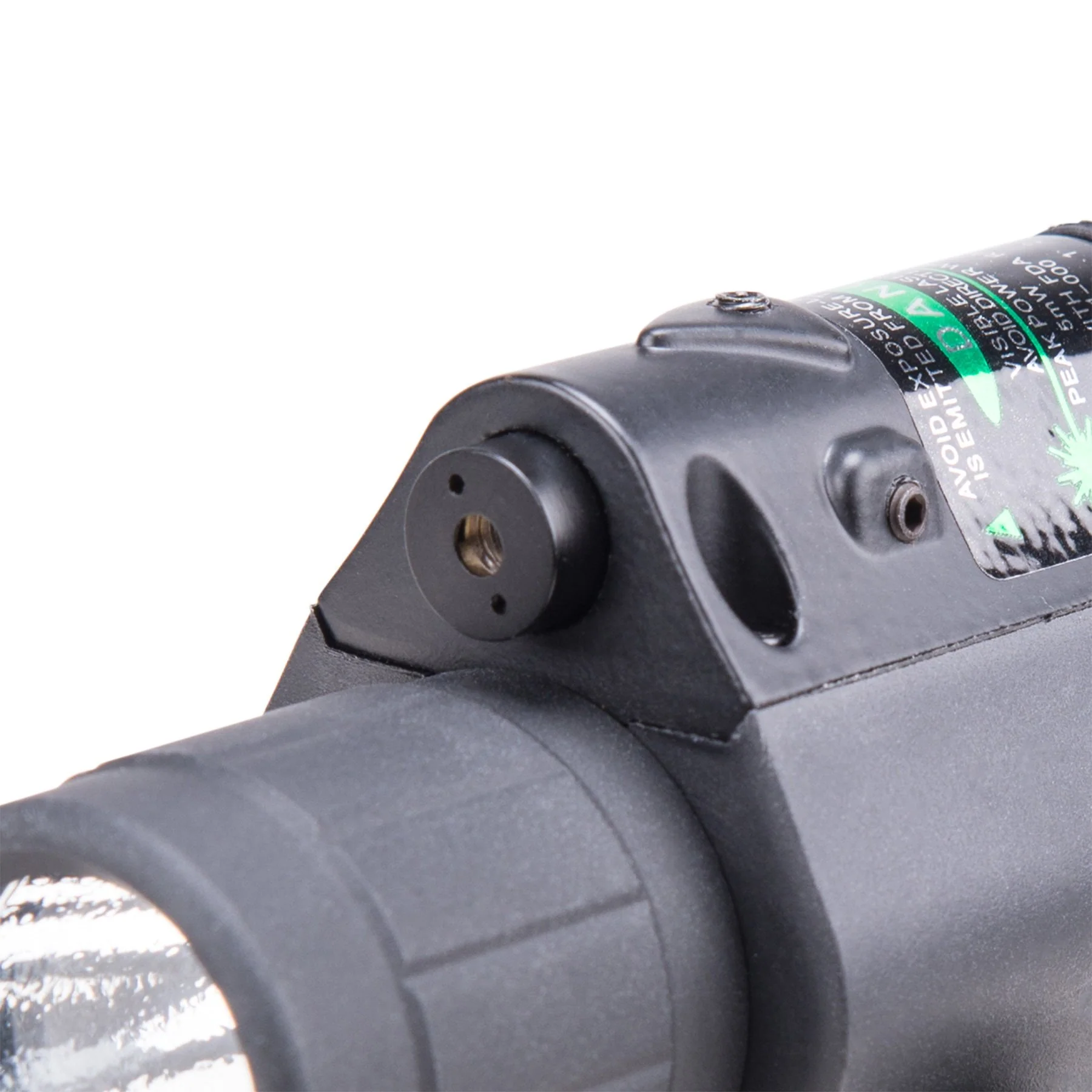 Q5 Rail-Mounted Tactical Flashlight with Green Laser