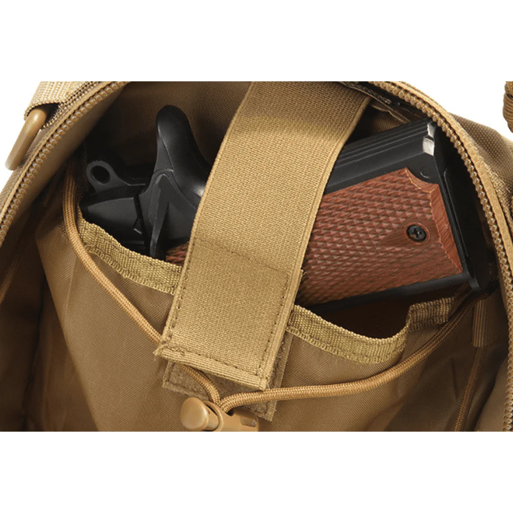 900D Nylon Tactical Chest Pack Waterproof for Outdoor Trekking Fishing Hiking Camping