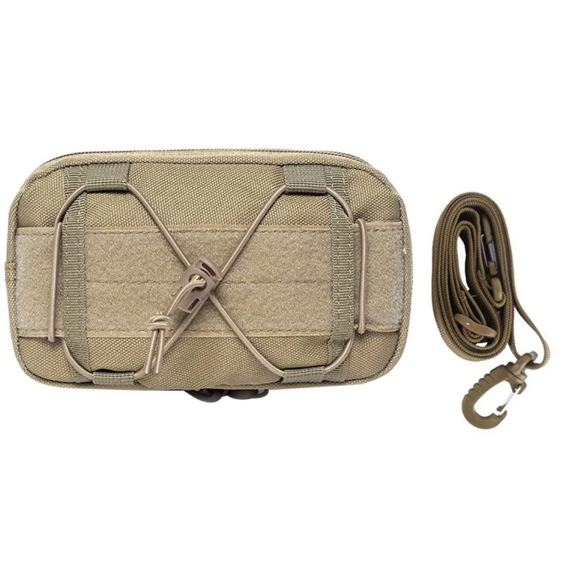 Molle Pouch Tactical Belt Waist Bag, EDC Tool Pocket Hunting Fanny Pack