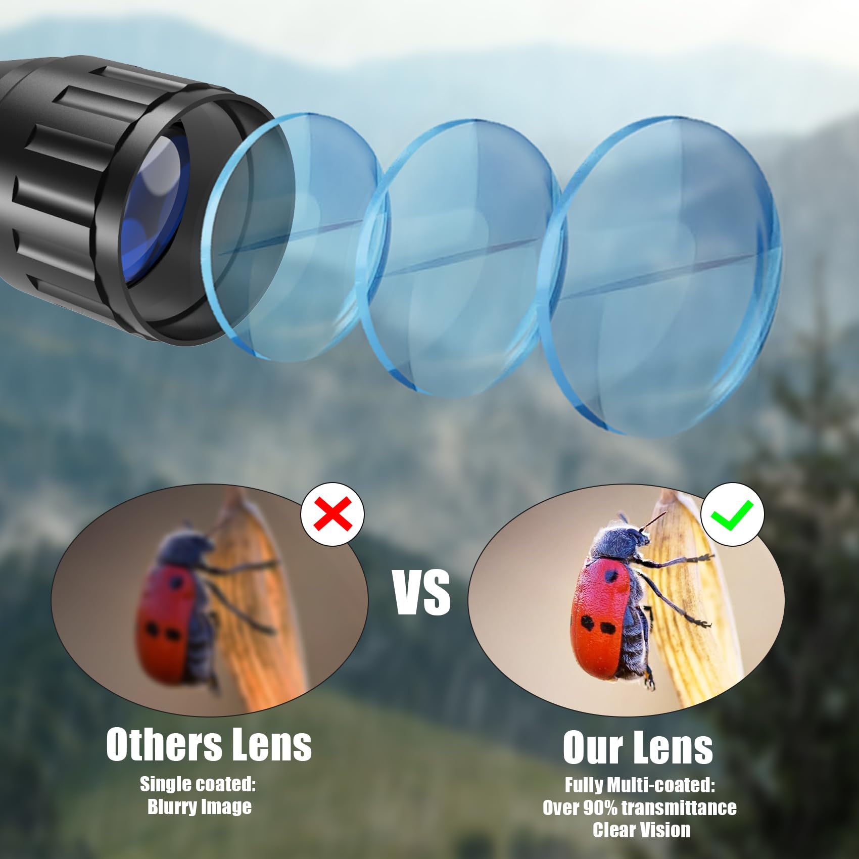 XYSIGHT 6-24x50 AO Rifle Scope