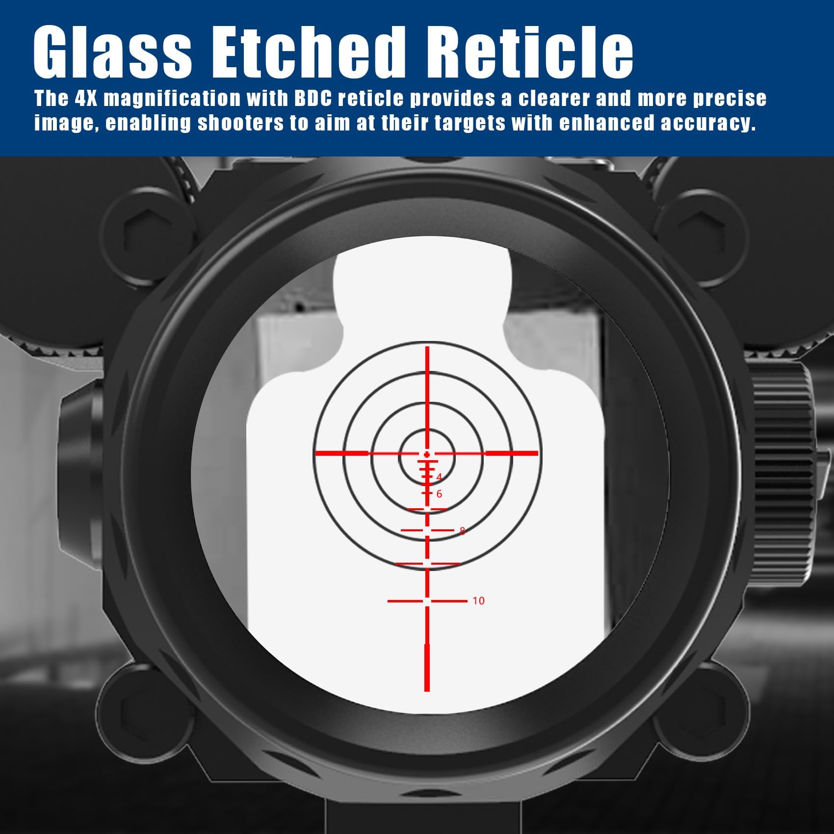 XYSIGHT 4X32 Prism Optics Rifle Scope
