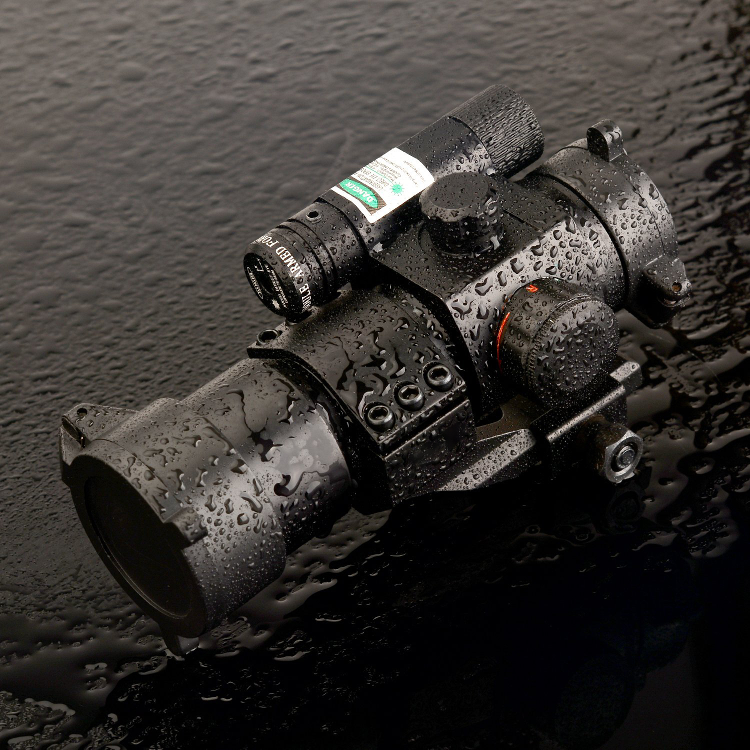 XYSIGHT 1X30 4 MOA Red Green Dot Sight W/Green Laser Sight & PEPR Mount