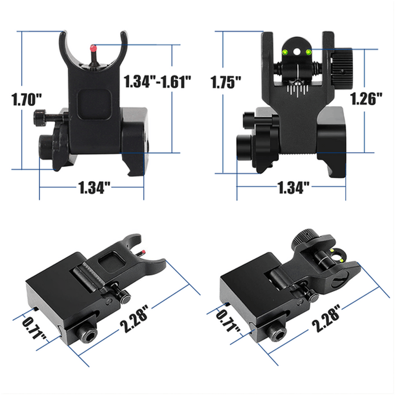 XYSIGHT Fiber Optic Iron Sights
