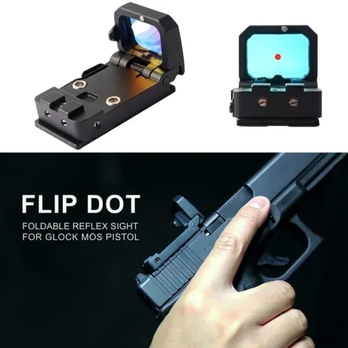Mini Folding Flip Up Red Dot Sight