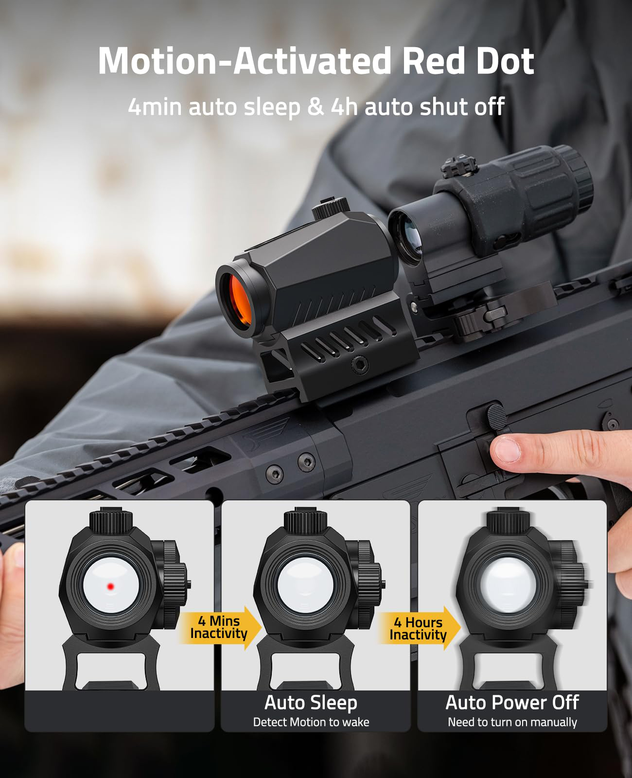 XYsight Howl Red Dot Sight Scope 2 MOA Red Dot Optics